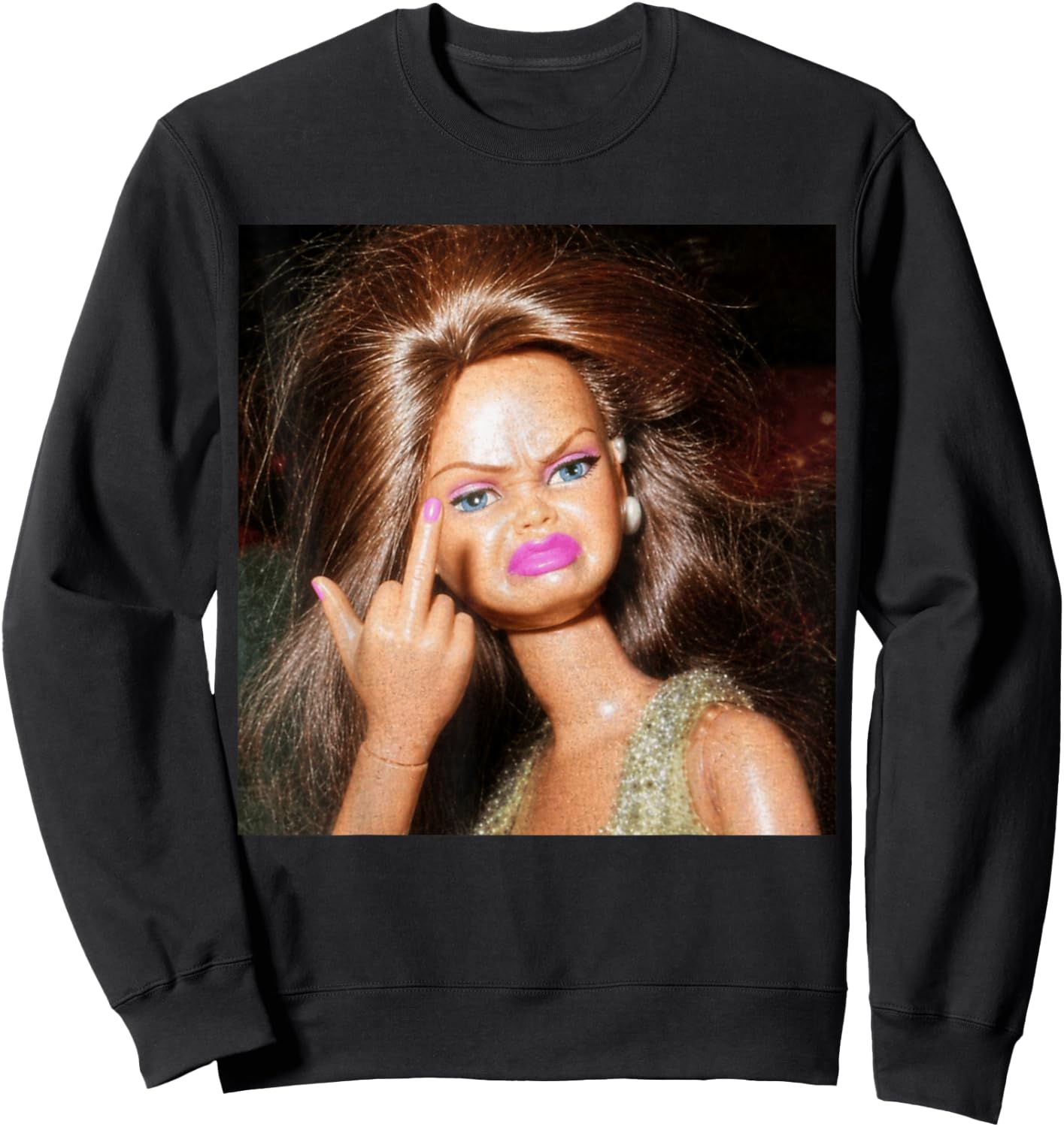 Lustiger ekelhafter Meme-Ausdruck, lustig, sarkastisch Sweatshirt - Sweatshirt | Black