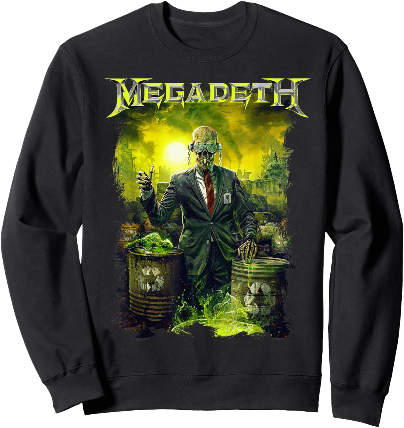 Megadeth - Toxic Vic , black Sweatshirt - Sweatshirt | Black