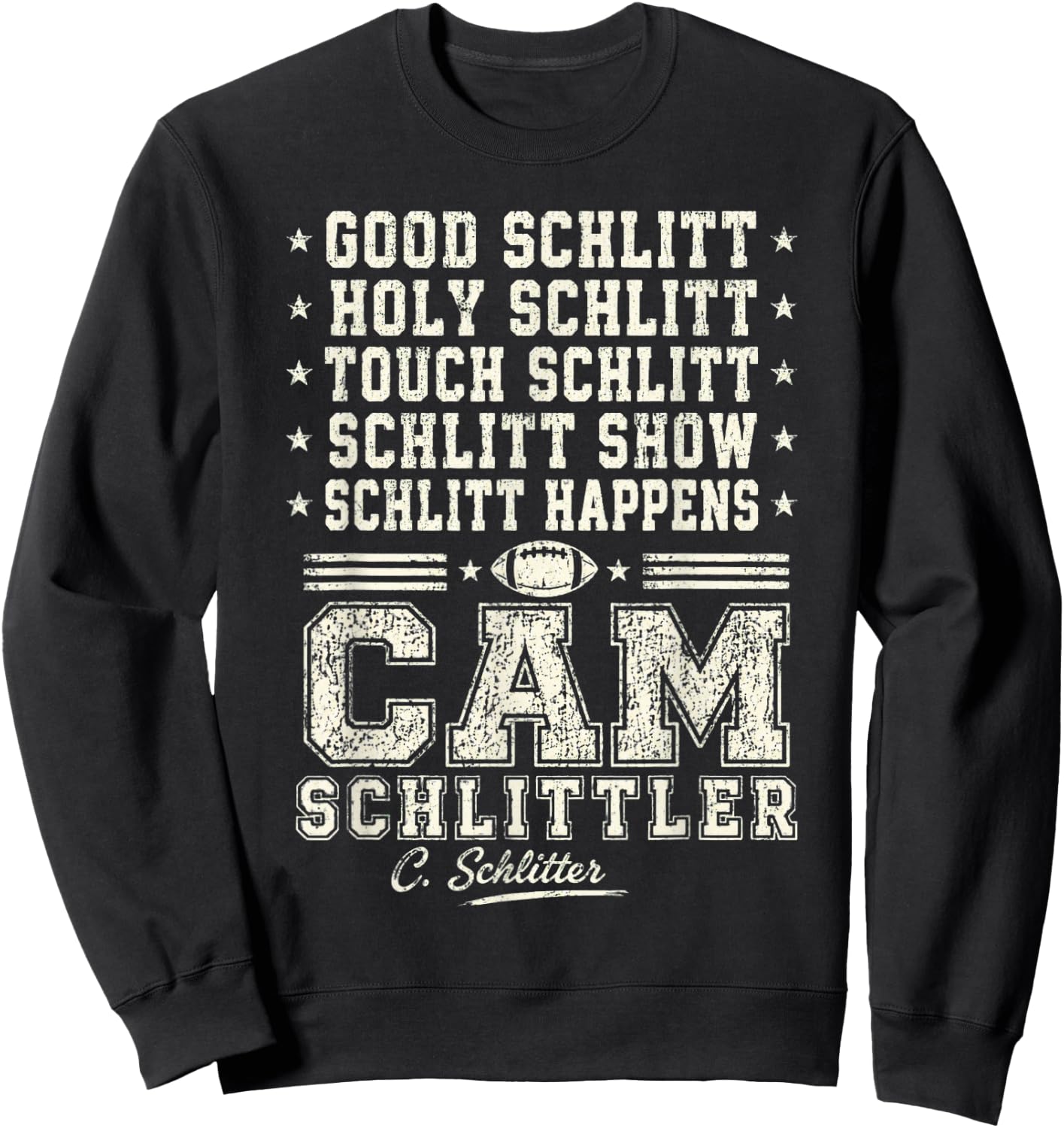 Good Schlitt Holy Schlitt Cam Schlittler Baseball Sarcastic Sweatshirt - Sweatshirt | Black