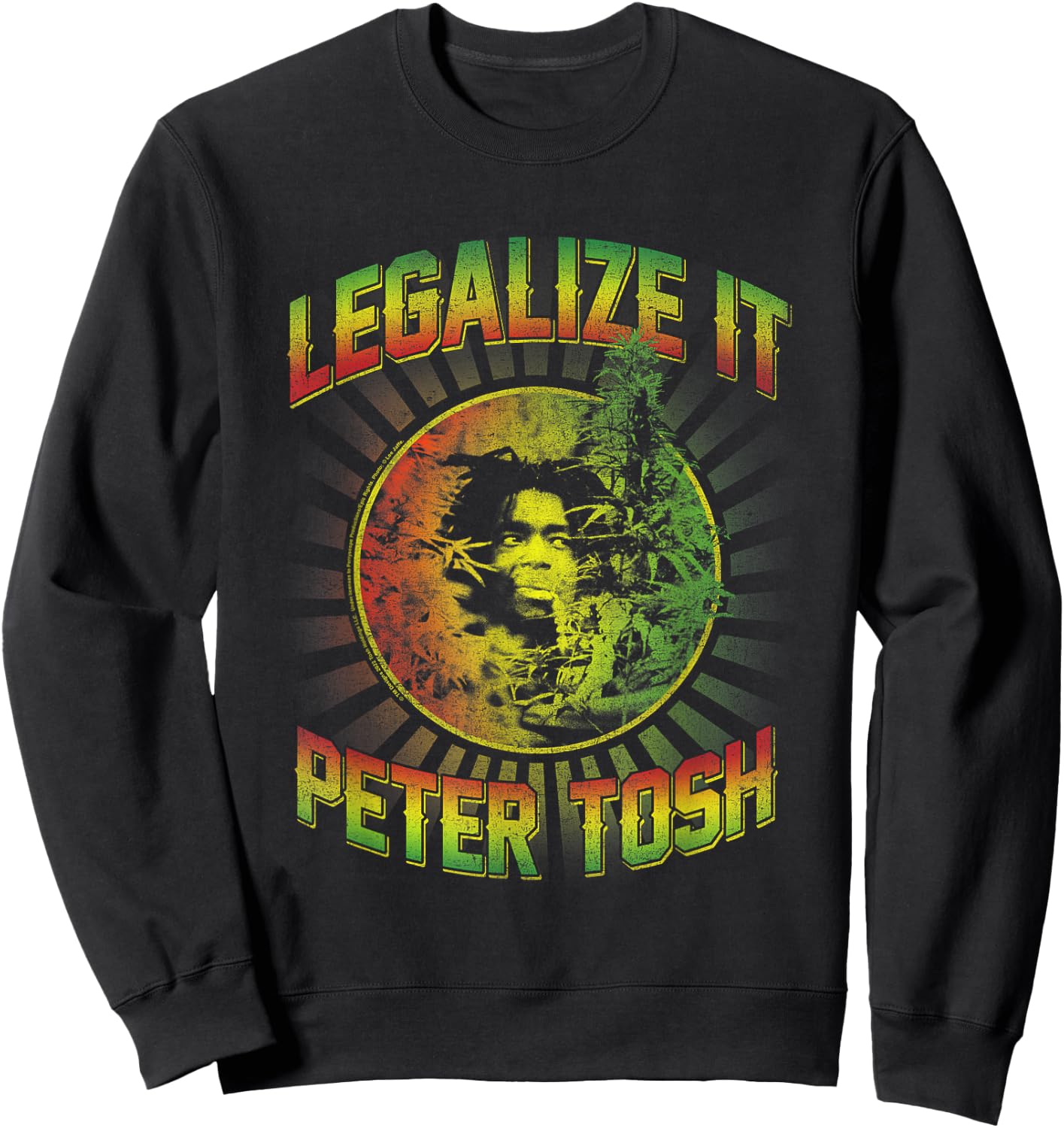 Peter Tosh Legalize It Sweatshirt - Sweatshirt | Black