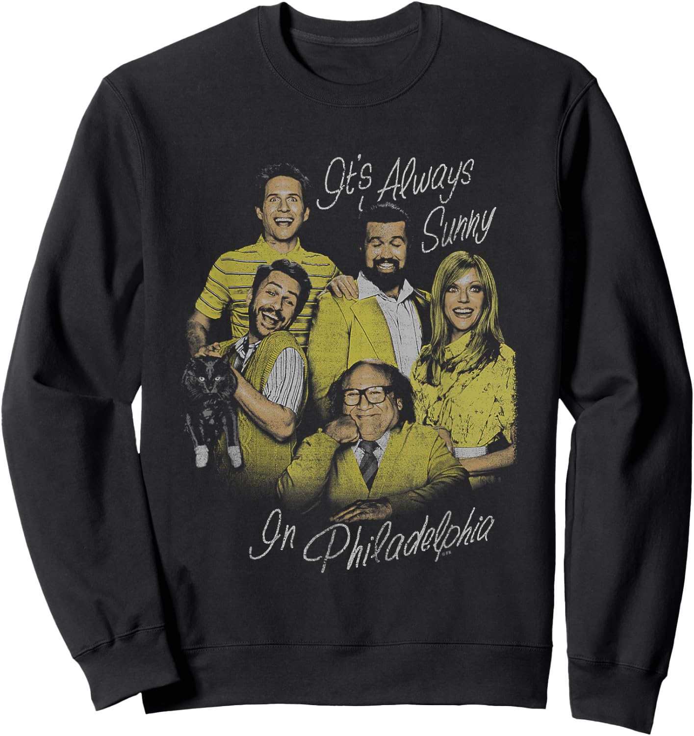 It's Always Sunny In Philadelphia The Gang's All Here Sweatshirt - Sweatshirt | Black