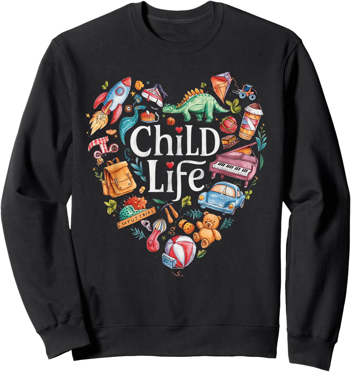 Child Life Specialist Play Therapy Intern Sweatshirt - Sweatshirt | Black