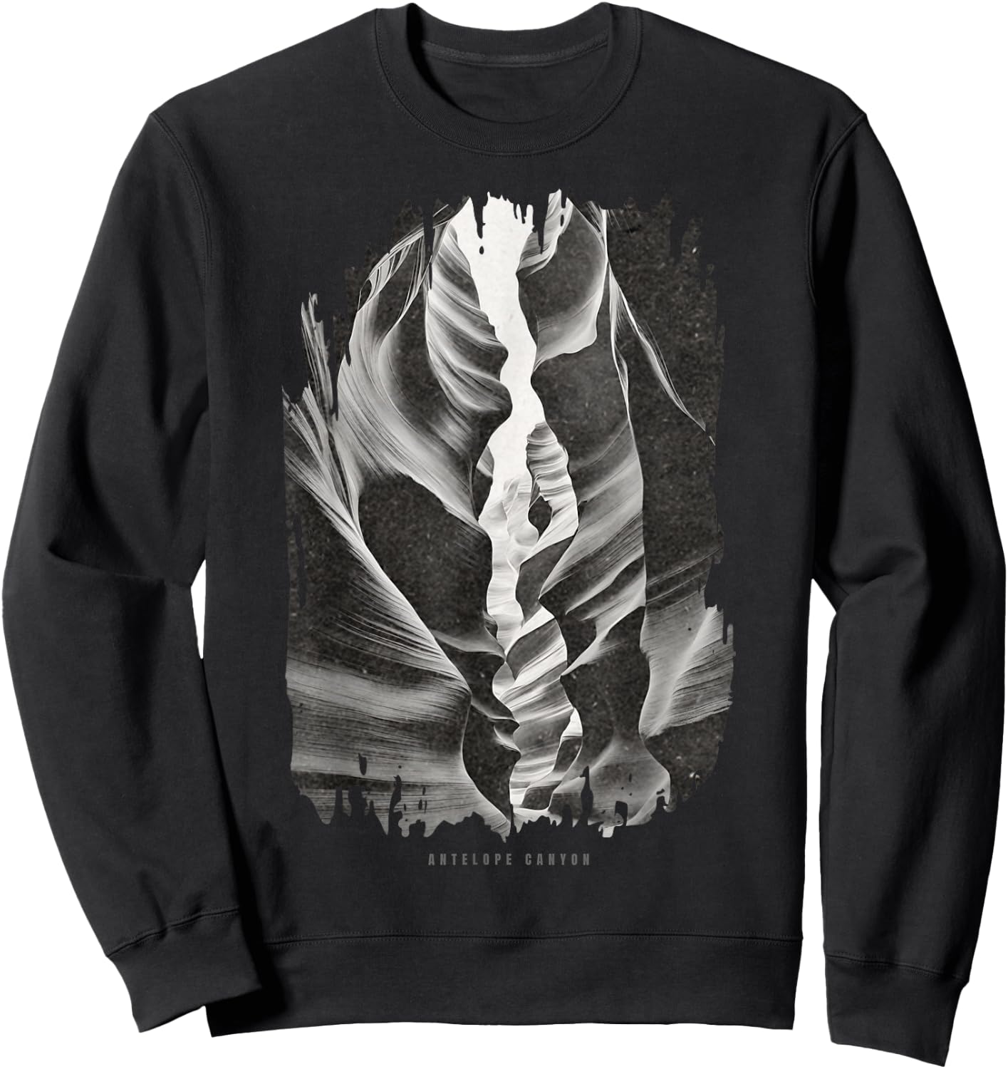 Antelope Canyon USA America Arizona National Park Sweatshirt - Sweatshirt | Black