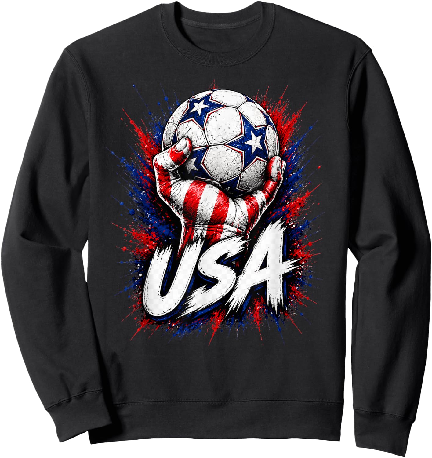 Patriotic Graphic Apparel Sweatshirt - Sweatshirt | Black