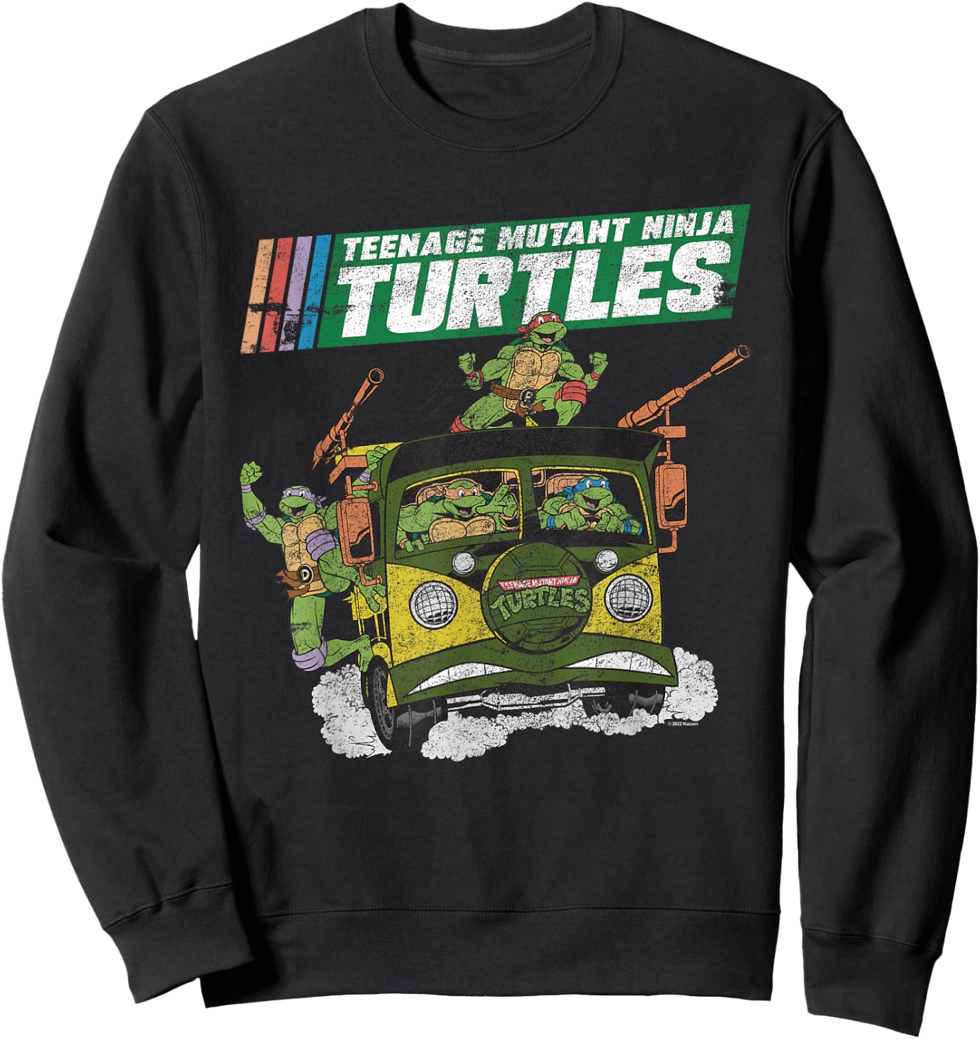 Teenage Mutant Ninja Turtles Party Wagon , gray Sweatshirt - Sweatshirt | Black