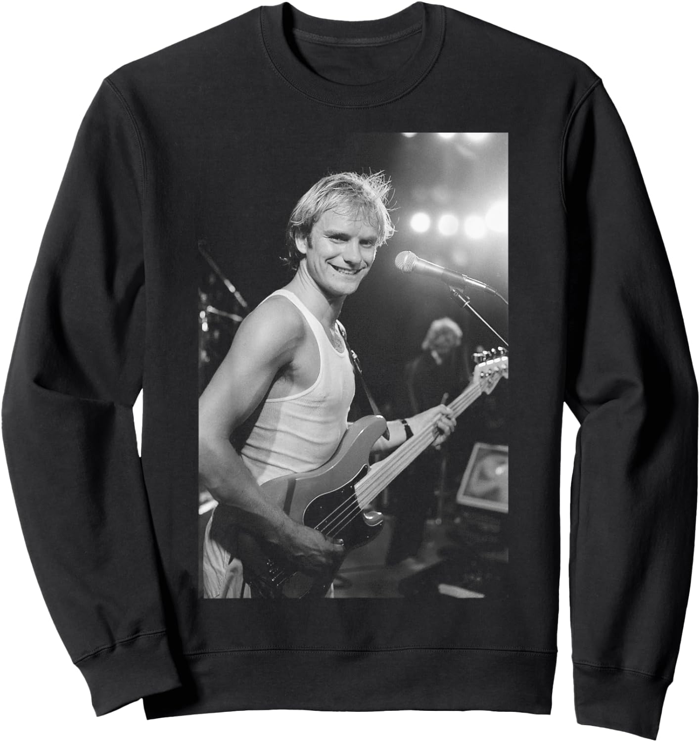 Sting, singer of The Police, on American tour in 1980 Sweatshirt - Sweatshirt | Black