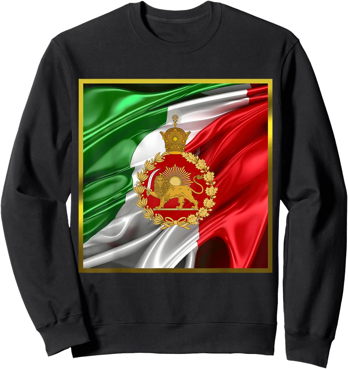 Pahlavi dynasty city police Persian Empire Sweatshirt - Sweatshirt | Black