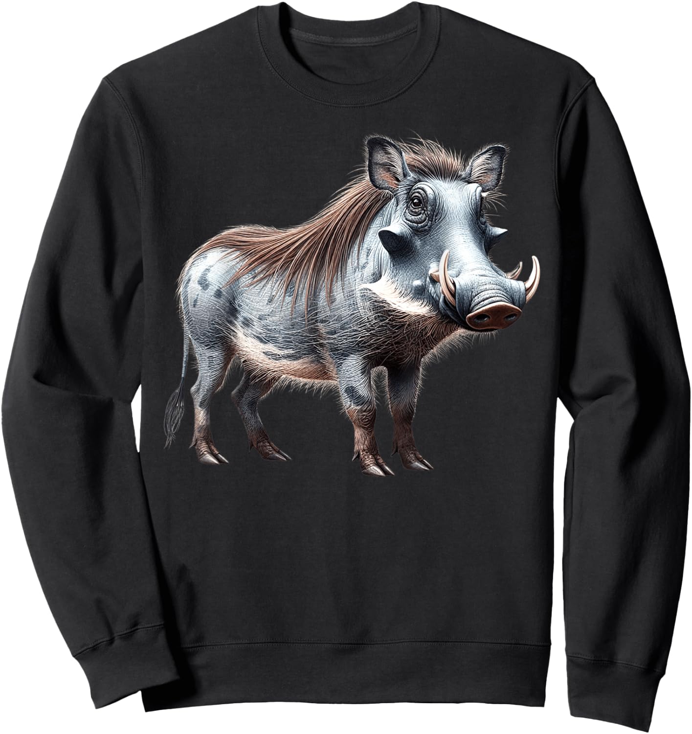 Warthog , Black, S Sweatshirt - Sweatshirt | Black