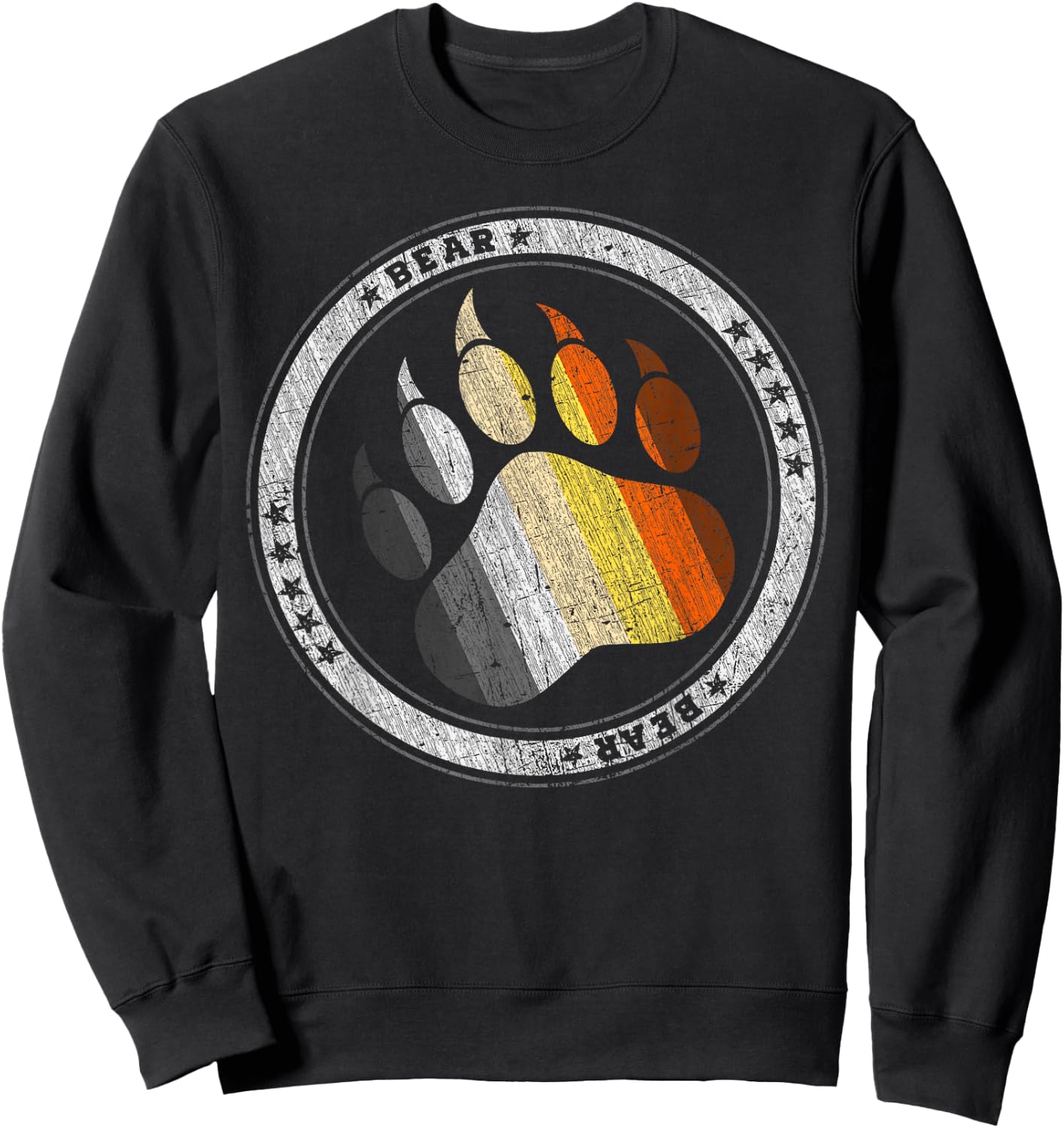 Bärentatze, Bear Community, Bär Gemeinschaft Gay Pride Bear Sweatshirt - Sweatshirt | Black