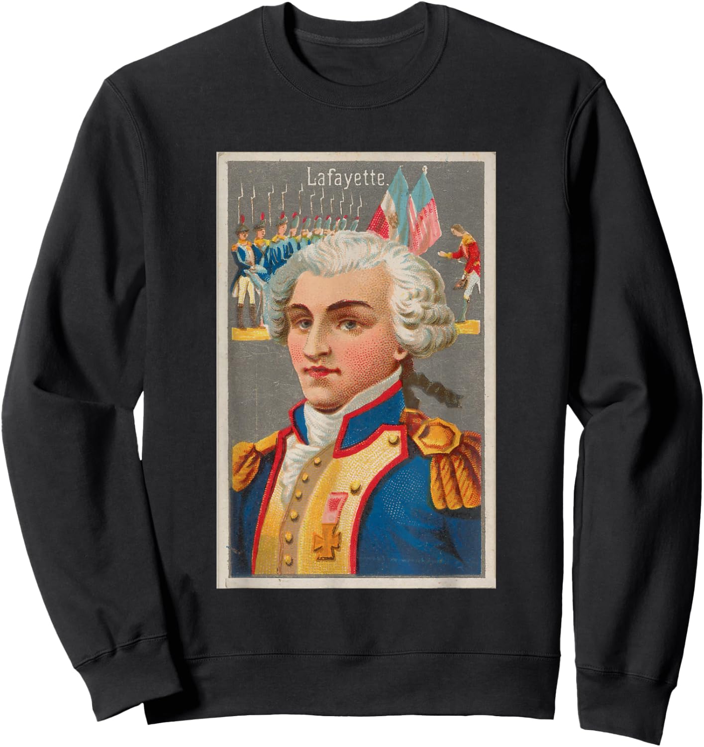 Marquis de Lafayette T Shirt Sweatshirt - Sweatshirt | Black