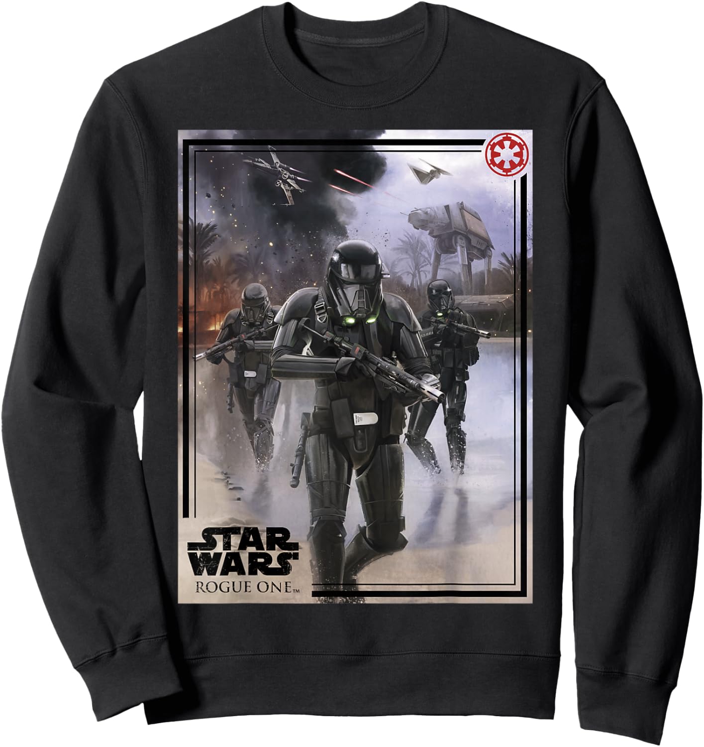 Star Wars Death Trooper Army Poster Sweatshirt - Sweatshirt | Black