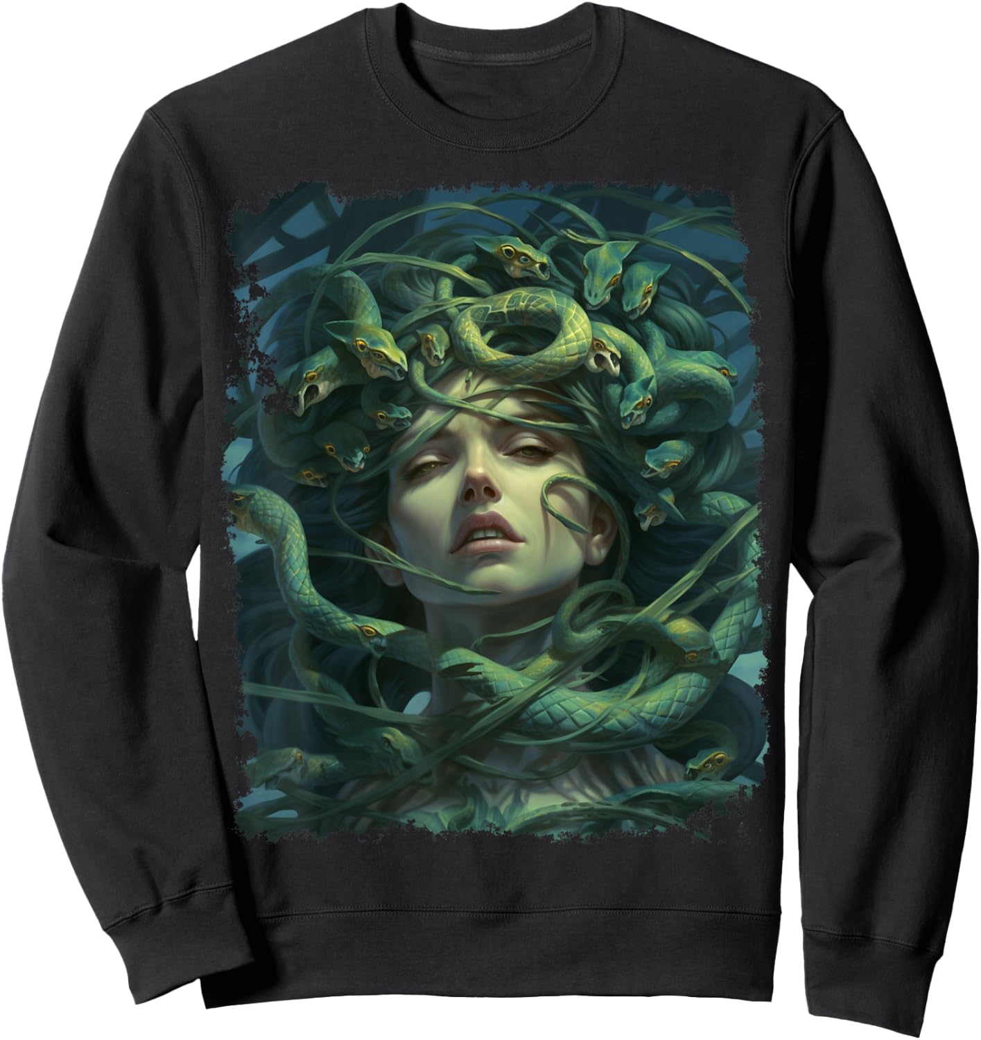 Medusa Snakes Sweatshirt - Sweatshirt | Black