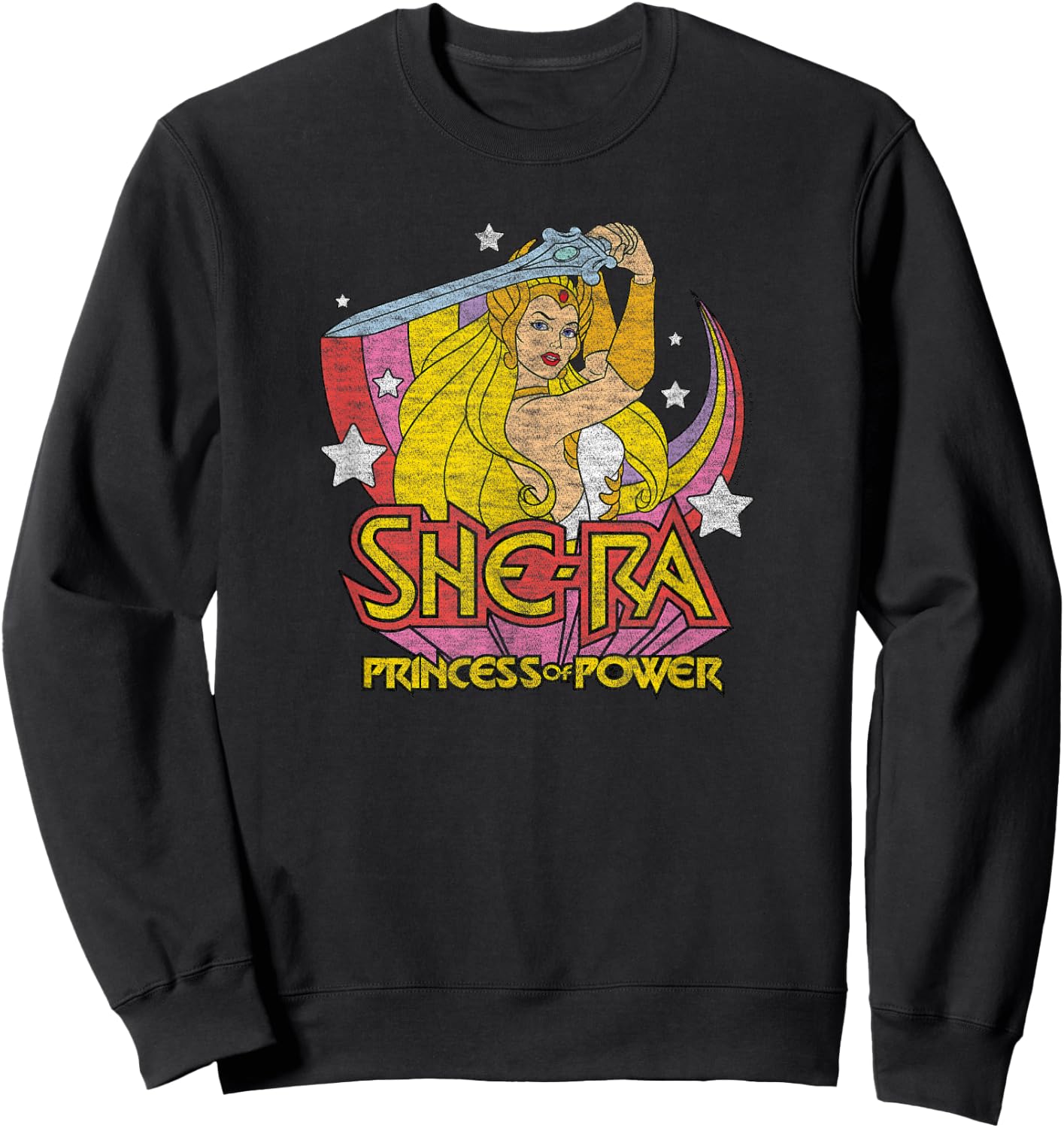 She-Ra – Prinzessin der Macht Schwert, Regenbogen Sweatshirt - Sweatshirt | Black