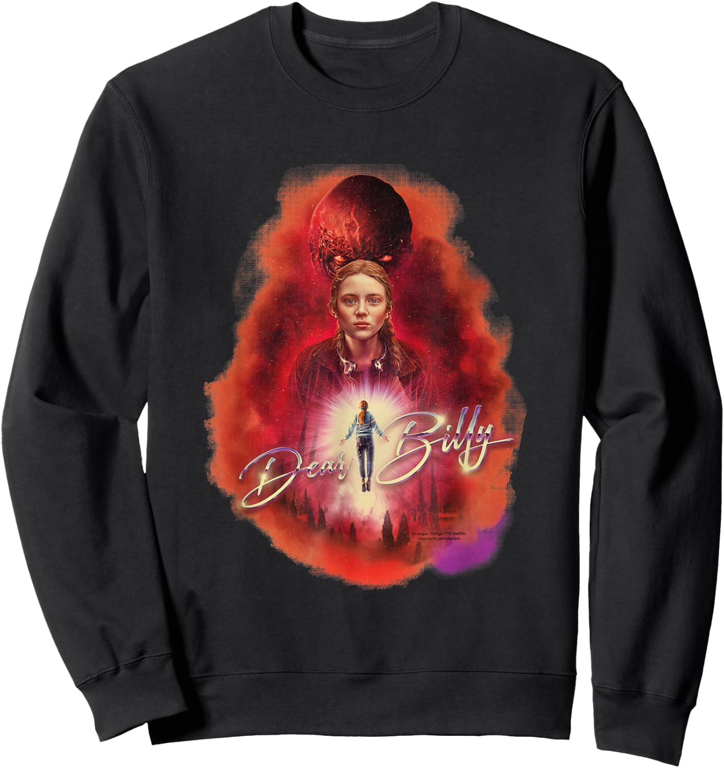 Stranger Things, Max Hayfield, dear Billy , Black, S Sweatshirt - Sweatshirt | Black