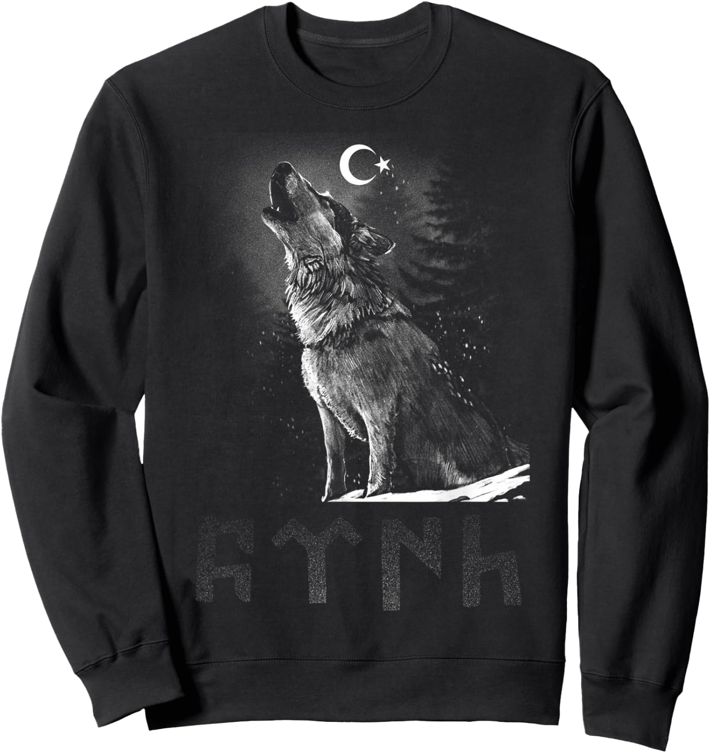Episode von Ergenekon Bozkurt Göktürk Türk Zitat Ay-Yildiz Sweatshirt - Sweatshirt | Black