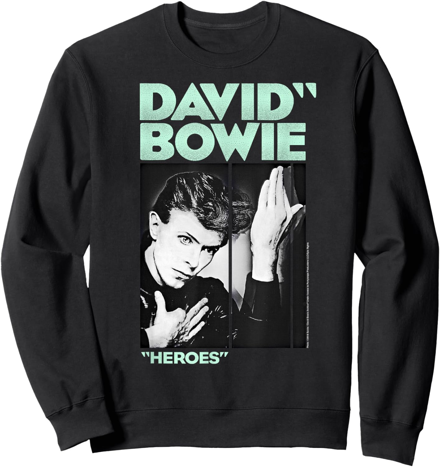 David Bowie - Festive Heroes Sweatshirt - Sweatshirt | Black