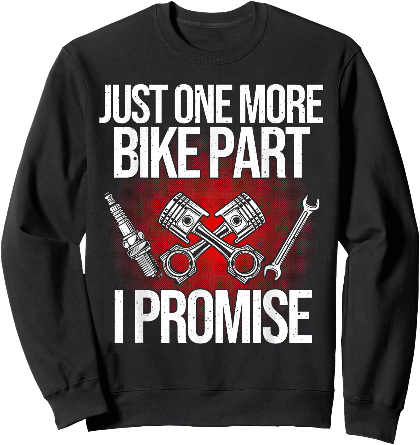 Funny Motorcycle Mechanic Gift Motorbike Repairman Men Sweatshirt - Sweatshirt | Black