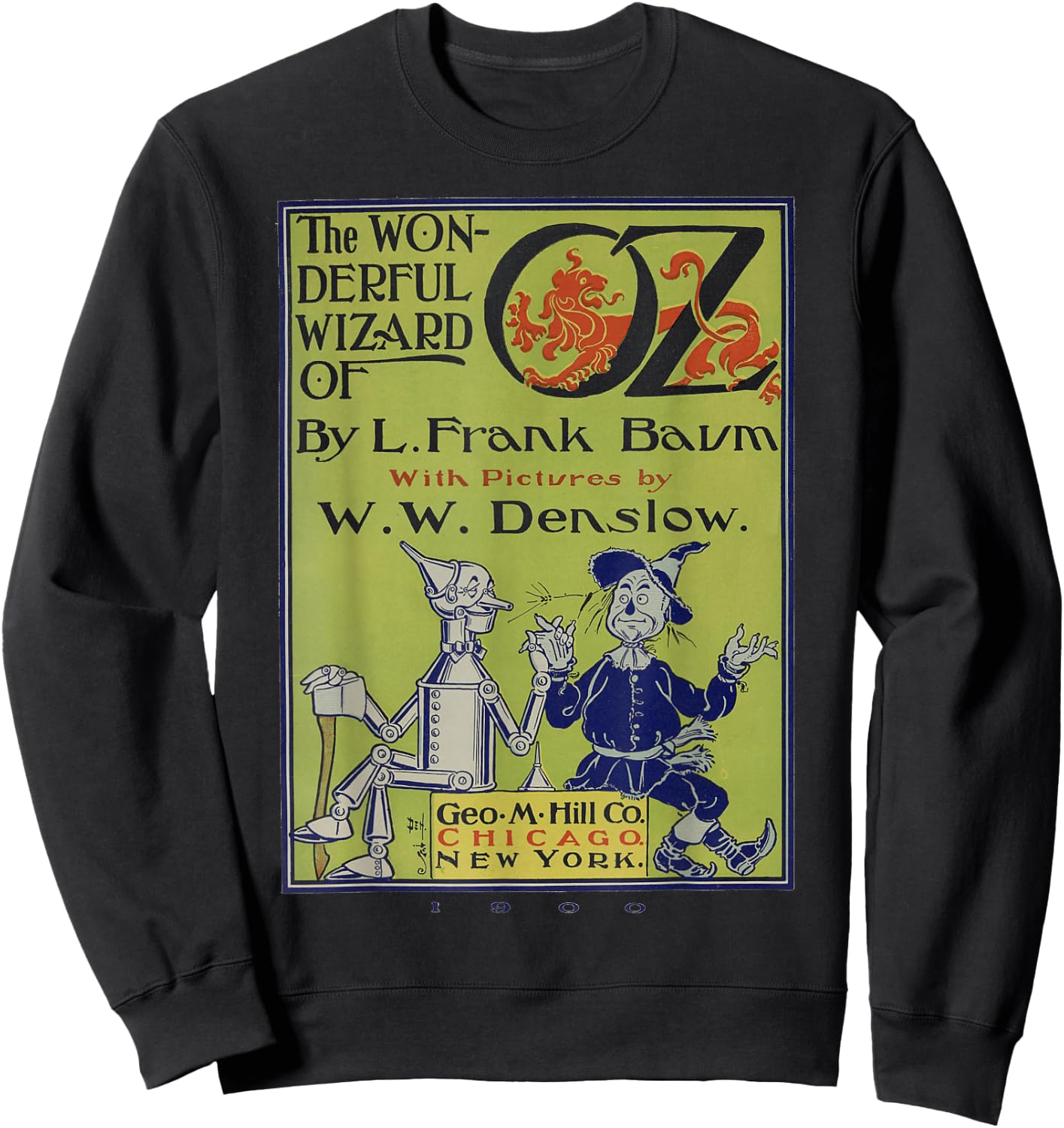 Scarecrow & Tin-Man Shirt The Wizard of OZ Vintage Sweatshirt - Sweatshirt | Black