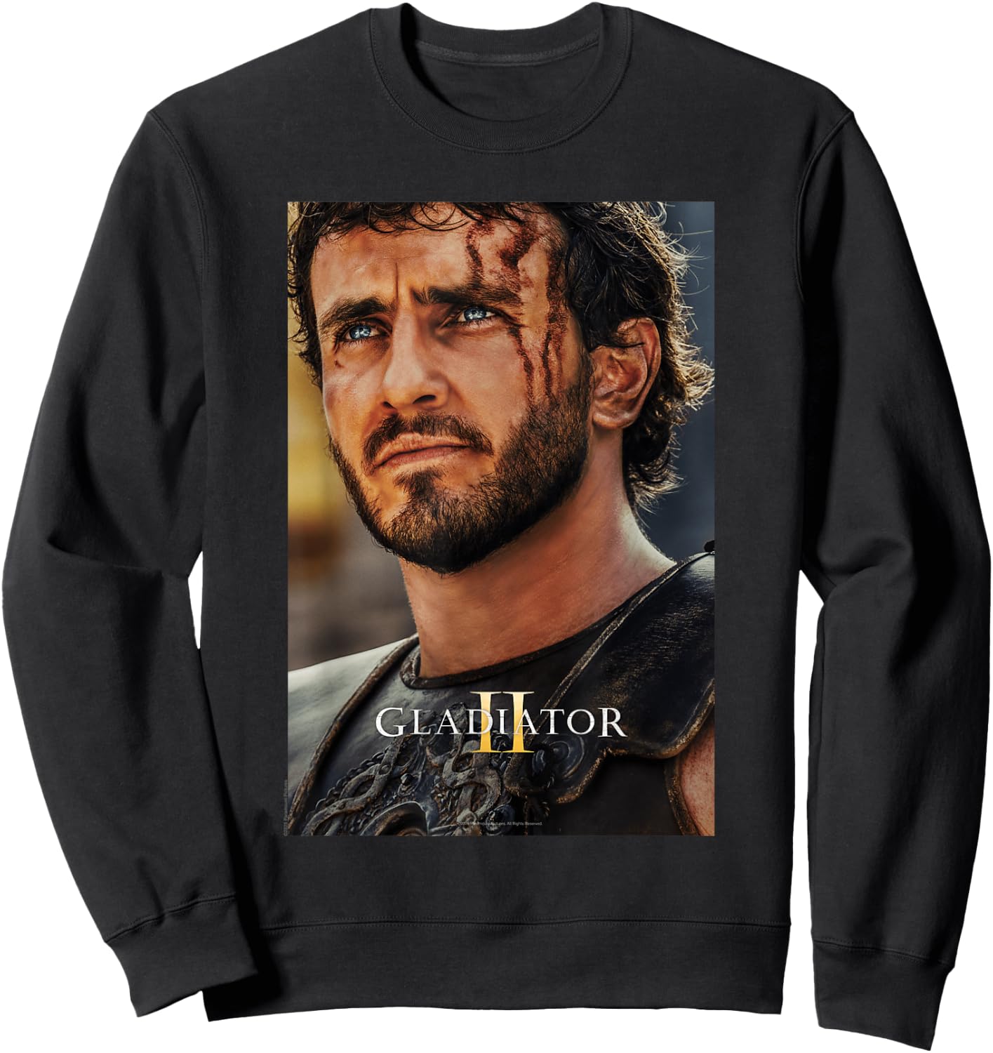 Ripple Junction x Gladiator II Lucius Verus Movie Poster , Black, S Sweatshirt - Sweatshirt | Black