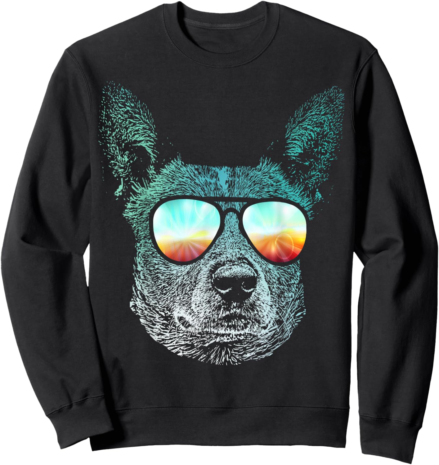 Australian Stumpy Tail Cattle Dog Dog Gift Sweatshirt - Sweatshirt | Black