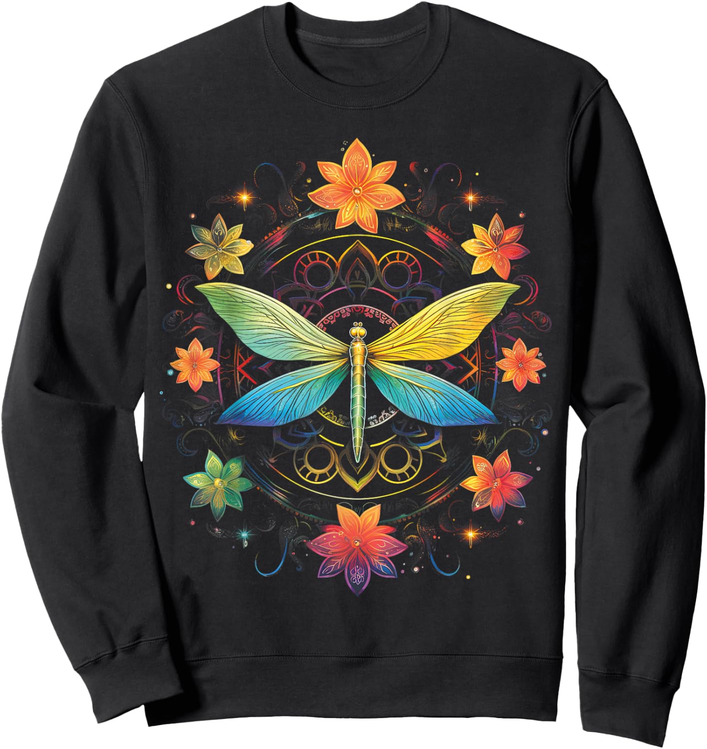 Mandala Chakra Spirituality Spiritual Sweatshirt - Sweatshirt | Black