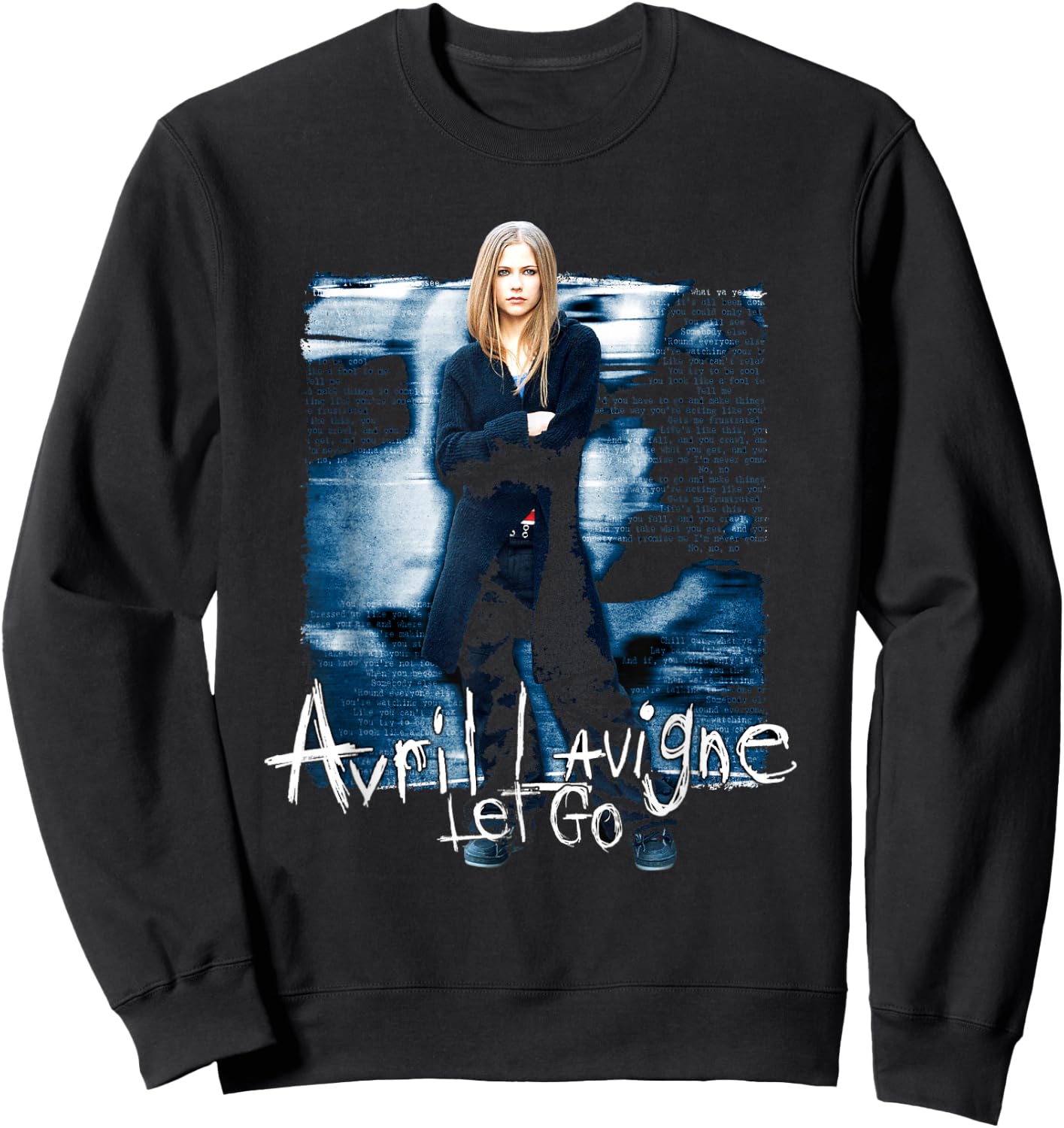 Official Avril Lavigne Let Go , black Sweatshirt - Sweatshirt | Black