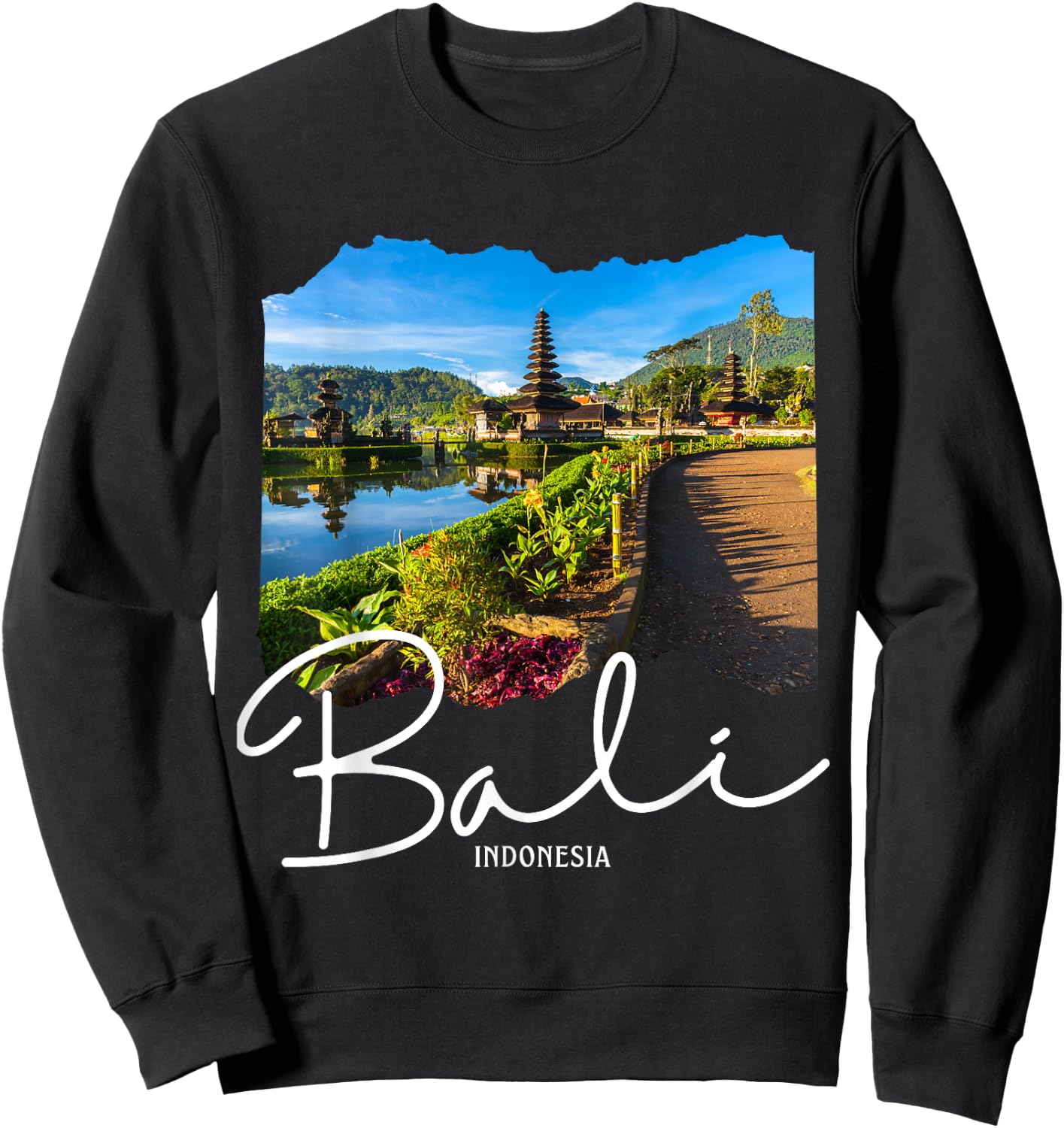 Bali Souvenir Indonesia Souvenir / Bali , Black, S Sweatshirt - Sweatshirt | Black
