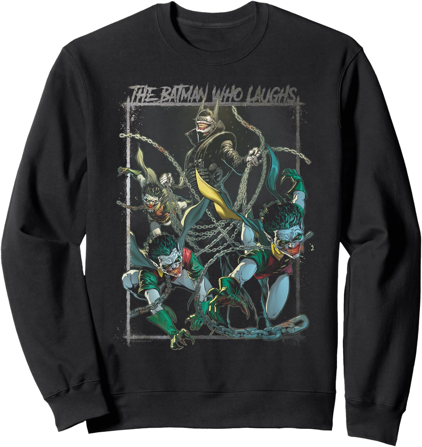 Batman Joker Who Laughs Sweatshirt - Sweatshirt | Black