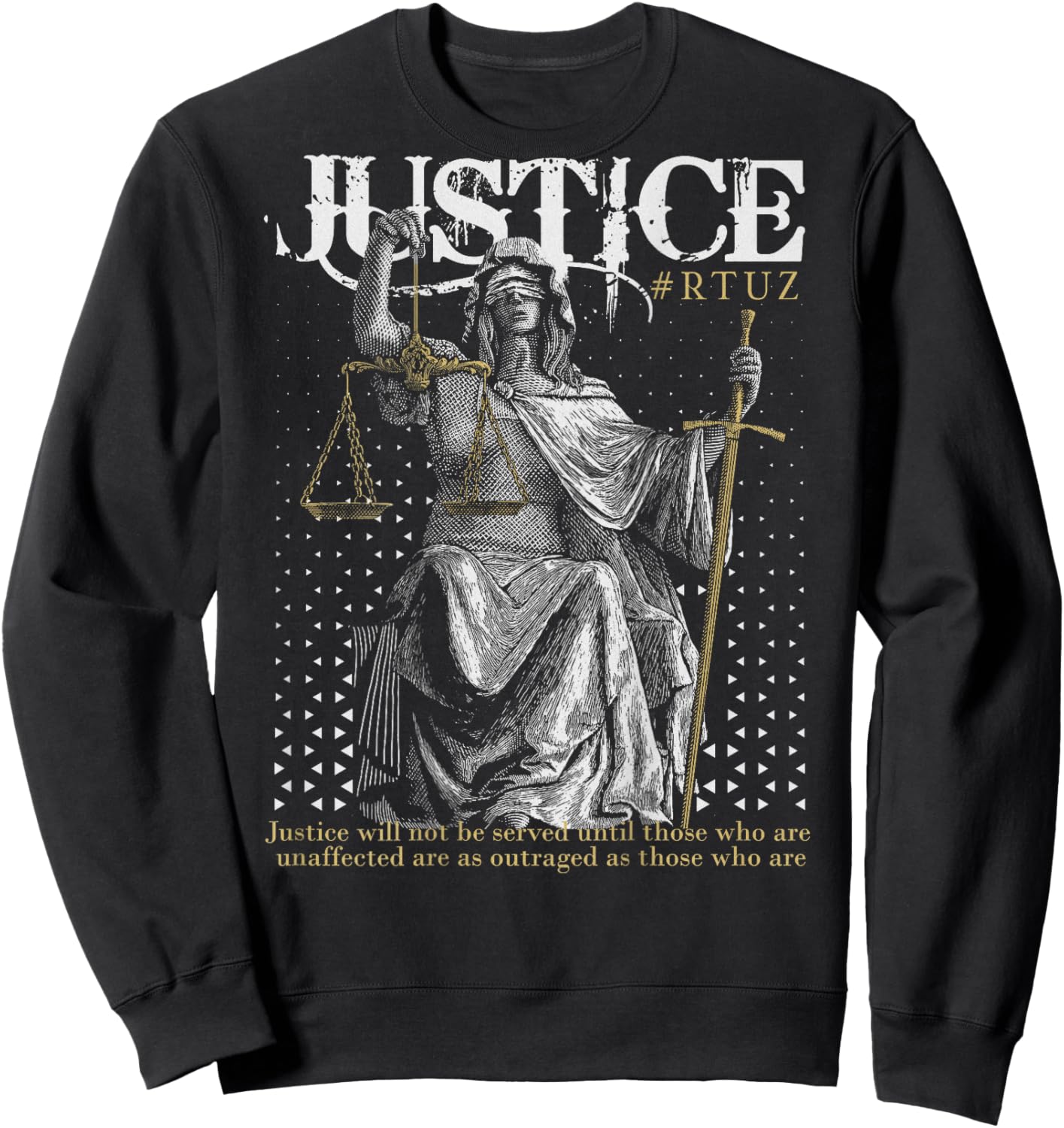 Backprint Streetwear Retro Mode Vintage Fashion Damen Herren Sweatshirt - Sweatshirt | Black
