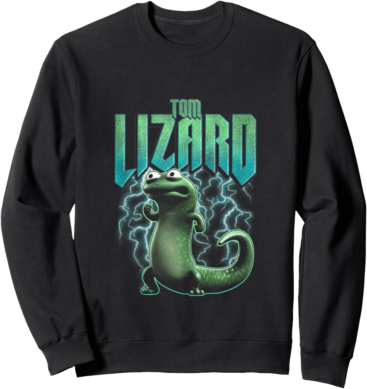 Disney Pixar Hoppers Tom Lizard Cool Distressed Poster Sweatshirt - Sweatshirt | Black