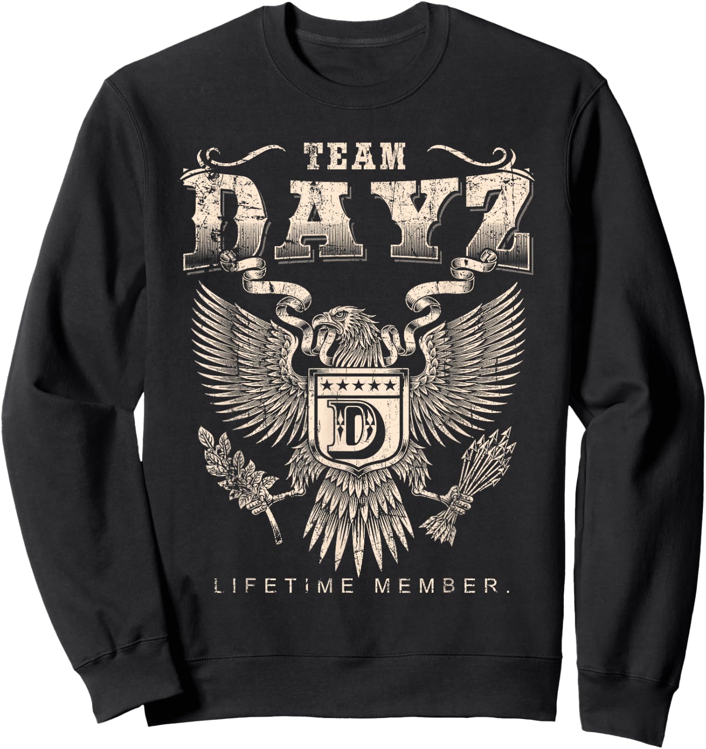 Lifetime member of the Dayz team - Name Dayz , Black, S Sweatshirt - Sweatshirt | Black