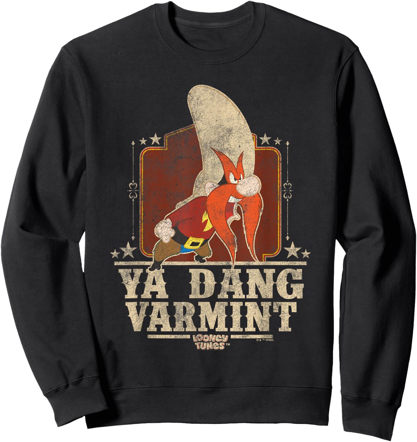 Looney Tunes Yosemite Same Varment Sweatshirt - Sweatshirt | Black