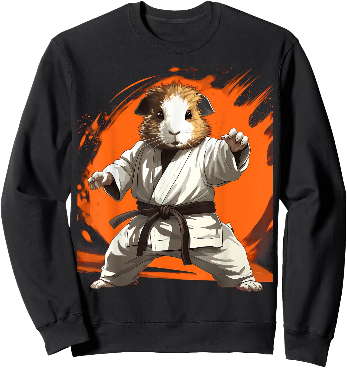 MMA Guinea Pig Karate Sweatshirt - Sweatshirt | Black