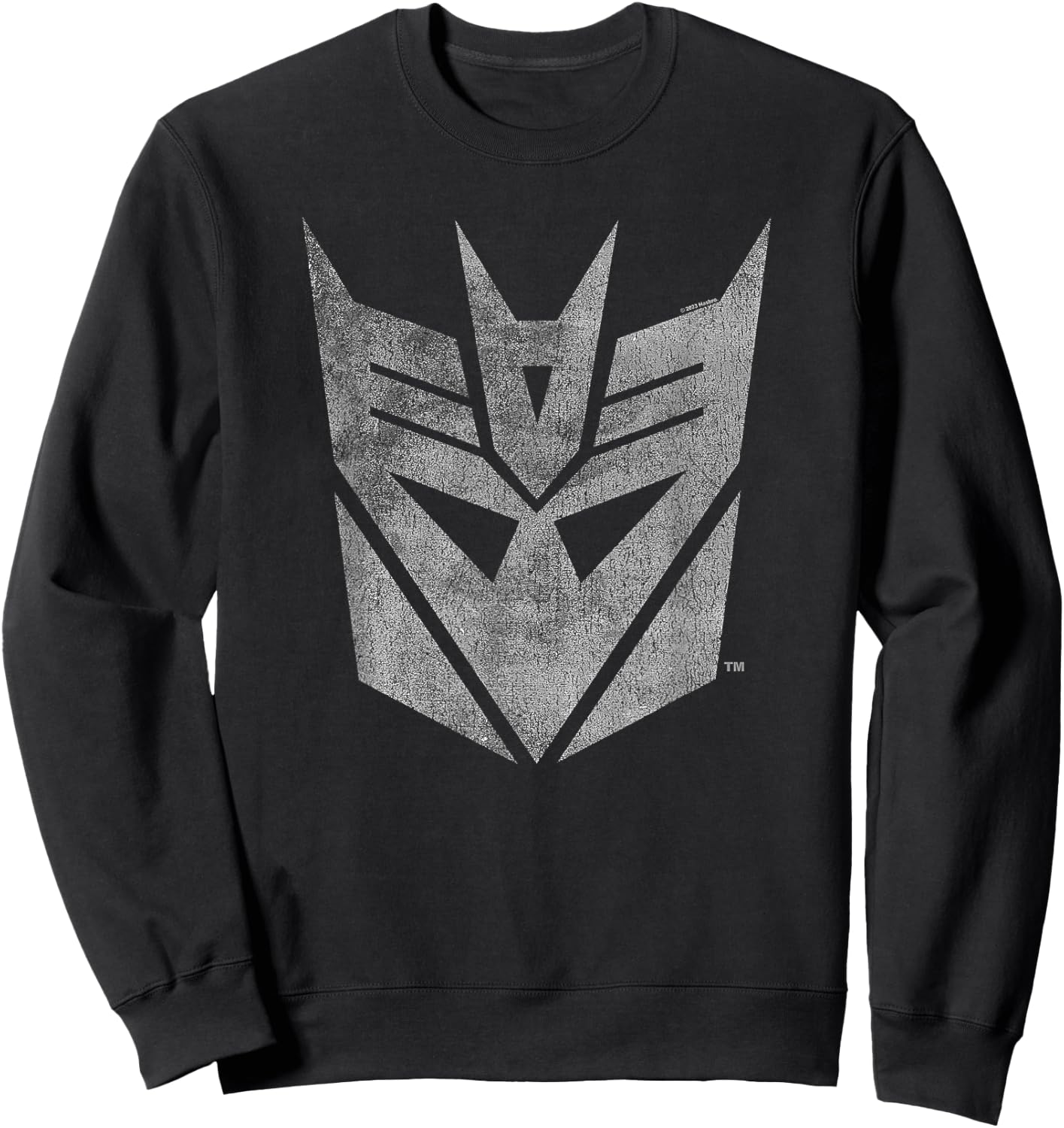 Transformers Decepticons Iconic Distressed Logo Sweatshirt - Sweatshirt | Black