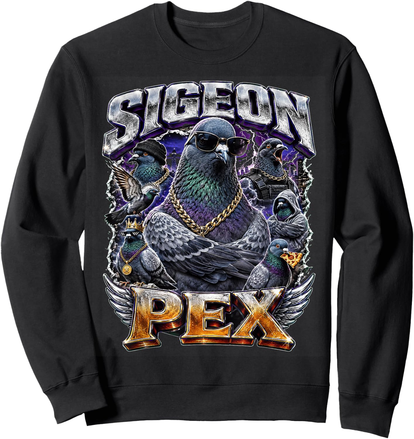 T-Shirt Sweatshirt - Sweatshirt | Black