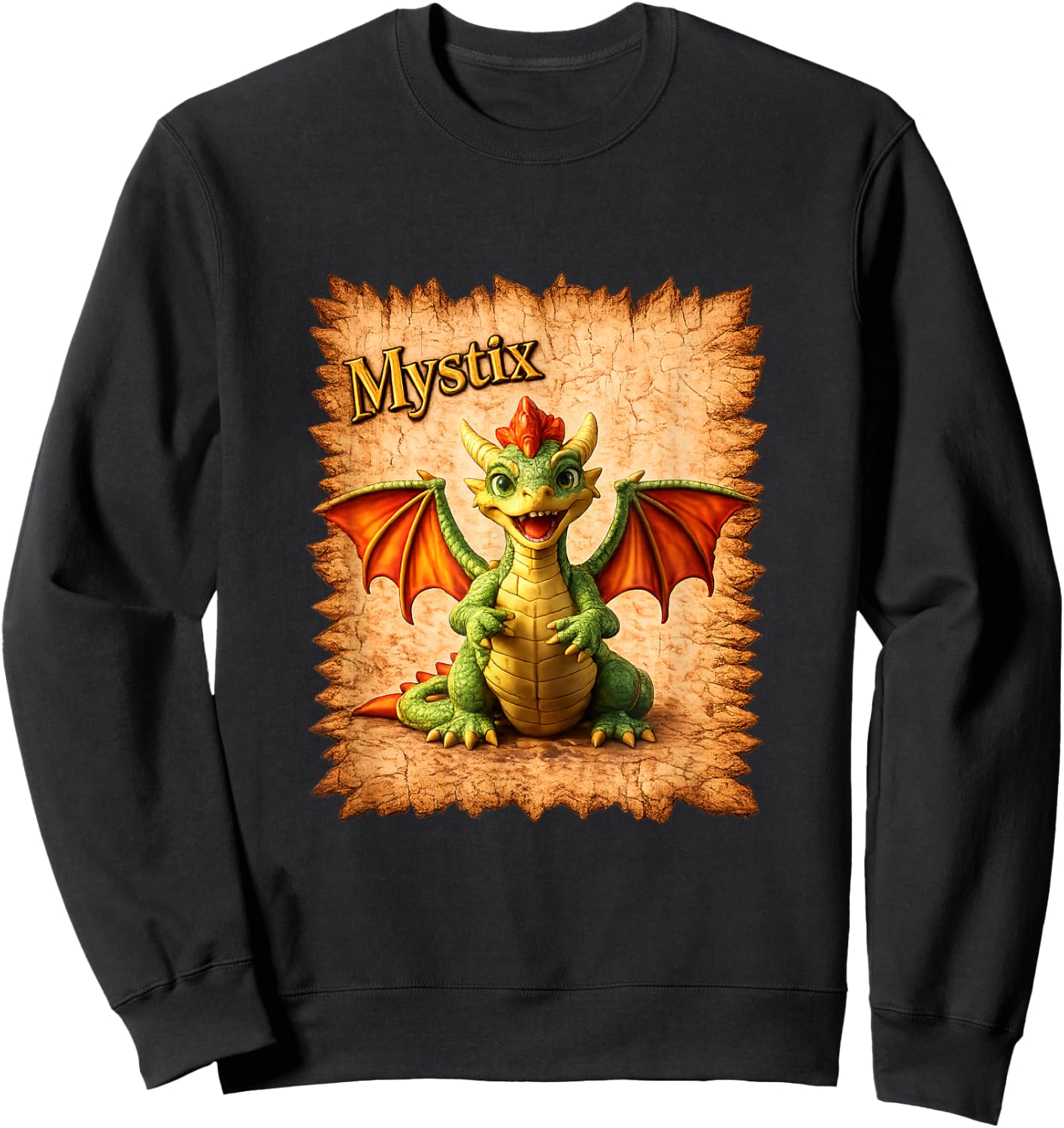 Mystix the Dragon Sweatshirt - Sweatshirt | Black