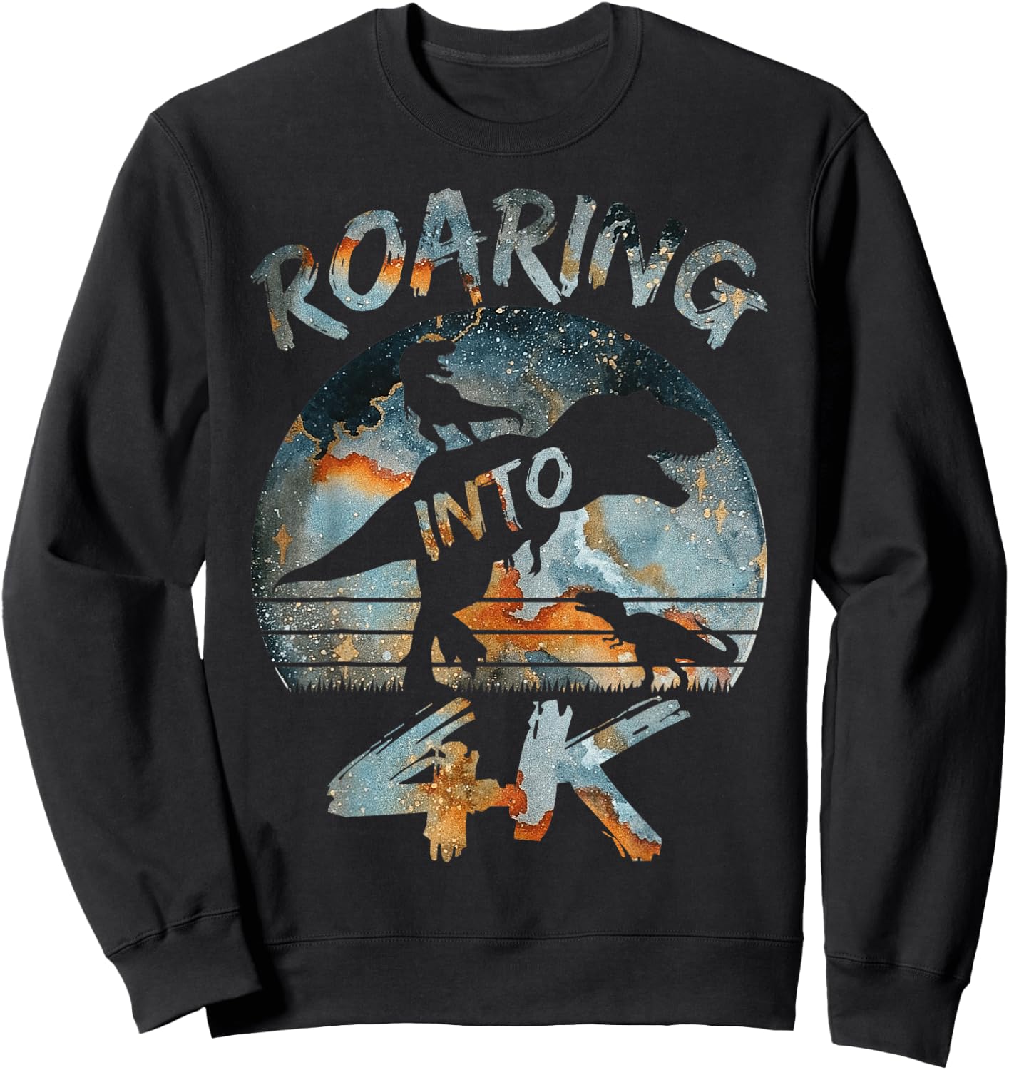 Full of Fun in 4K Back To School 4K Boys Sweatshirt - Sweatshirt | Black