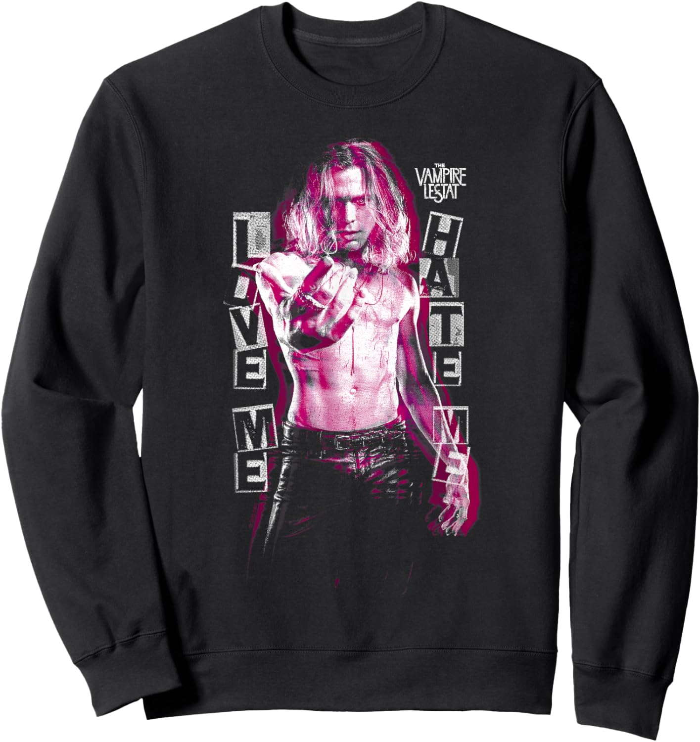 The Vampire Lestat Love Me, Hate Me Sweatshirt - Sweatshirt | Black