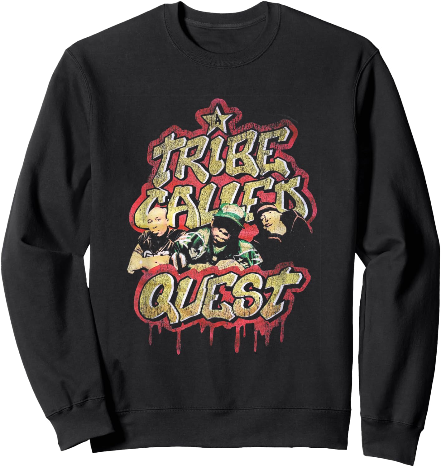 A Tribe Called Quest Graffiti Sweatshirt - Sweatshirt | Black