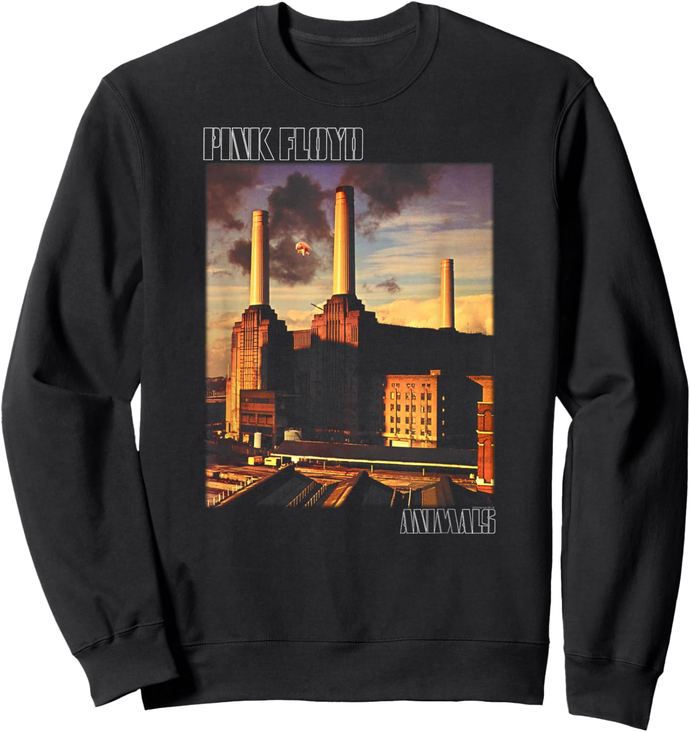 Offizielles Pink Floyd Animals Rock Band Sweatshirt - Sweatshirt | Black