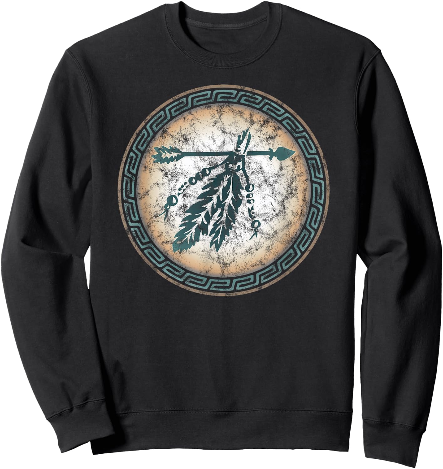 Arrow und Feathers, Indianer, First Nation, Spirit Sweatshirt - Sweatshirt | Black