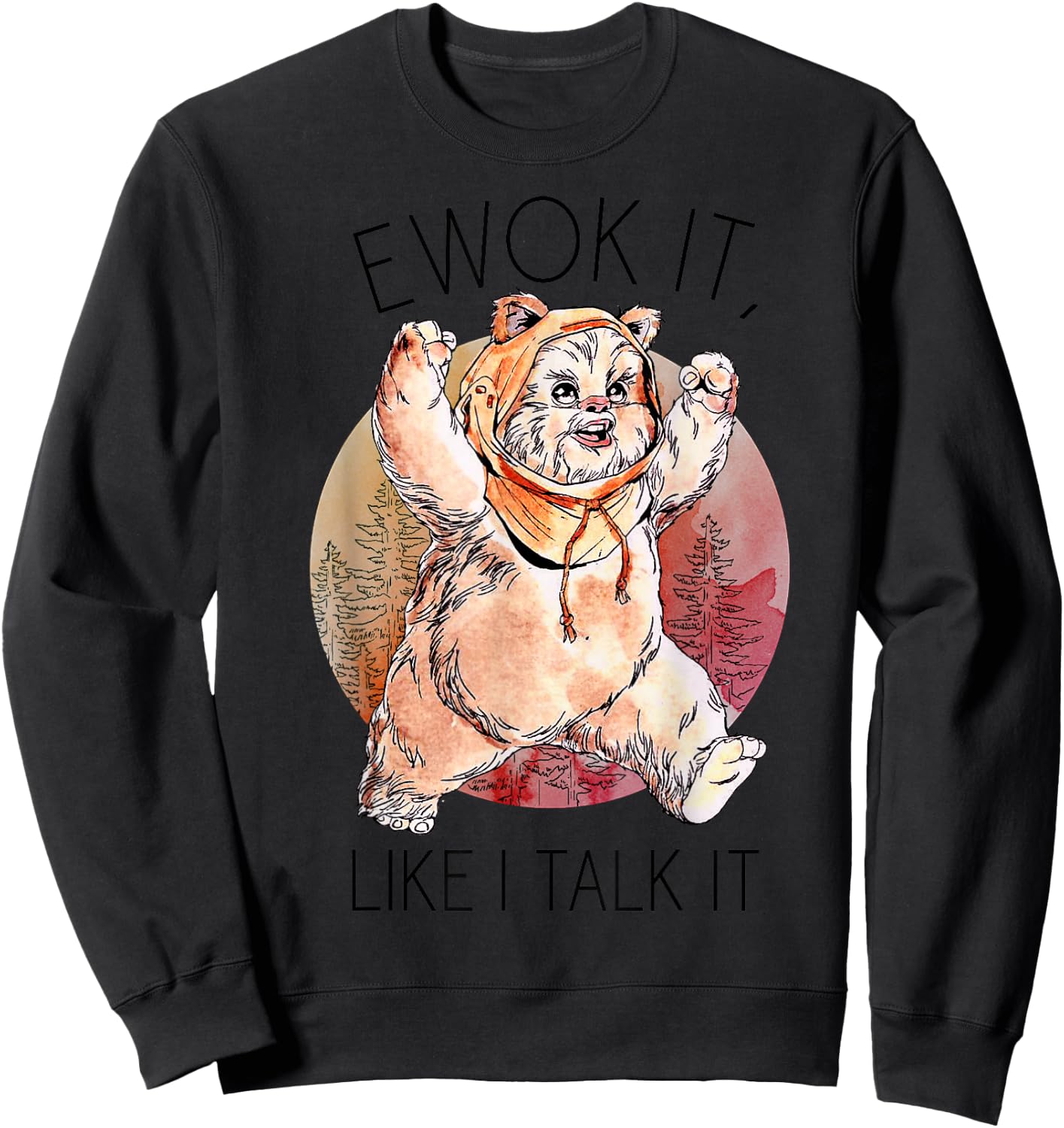 Star Wars Ewok It Sweatshirt - Sweatshirt | Black
