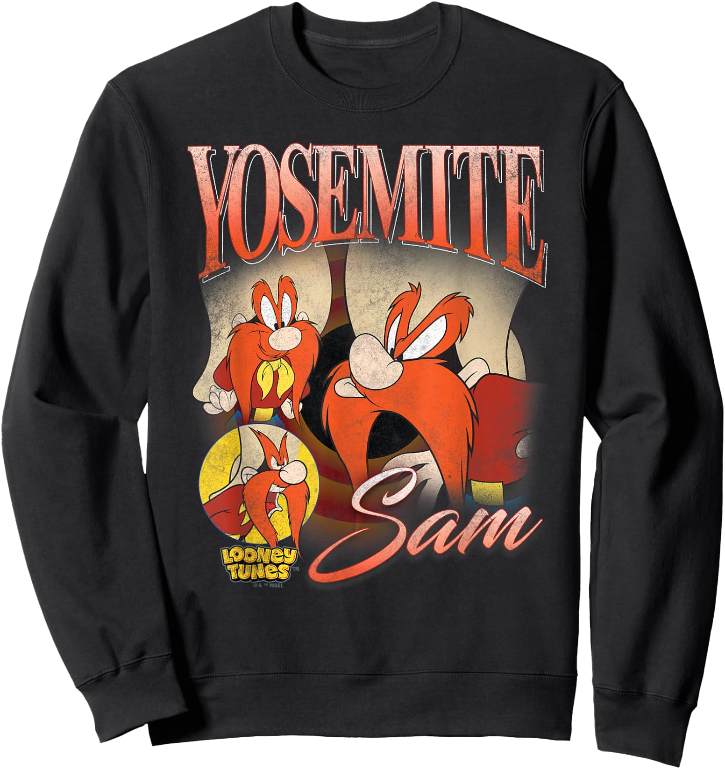 Looney Tunes Bootleg Yosemite Sam Sweatshirt - Sweatshirt | Black