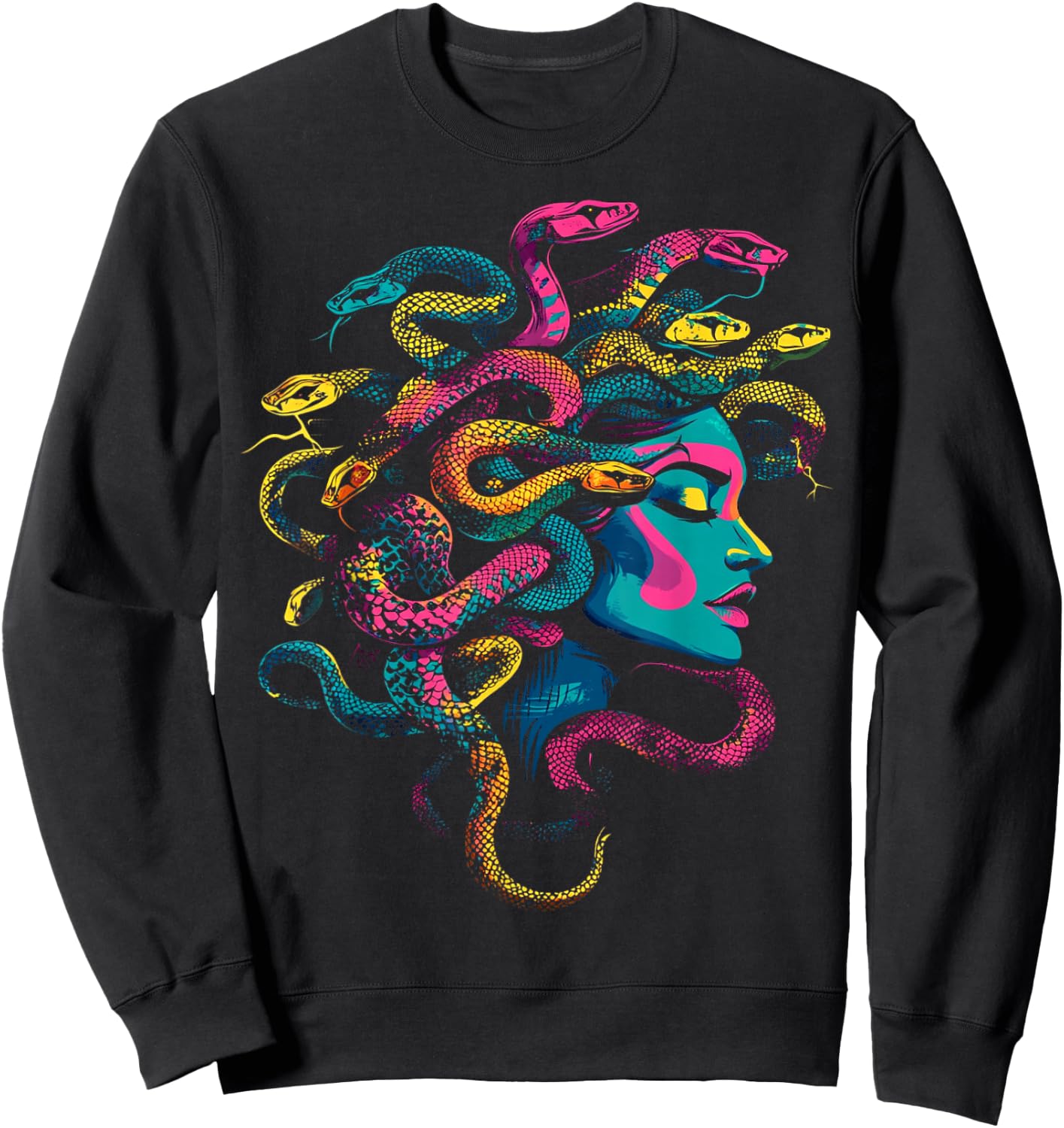 Vintage Medusa Sweatshirt - Sweatshirt | Black
