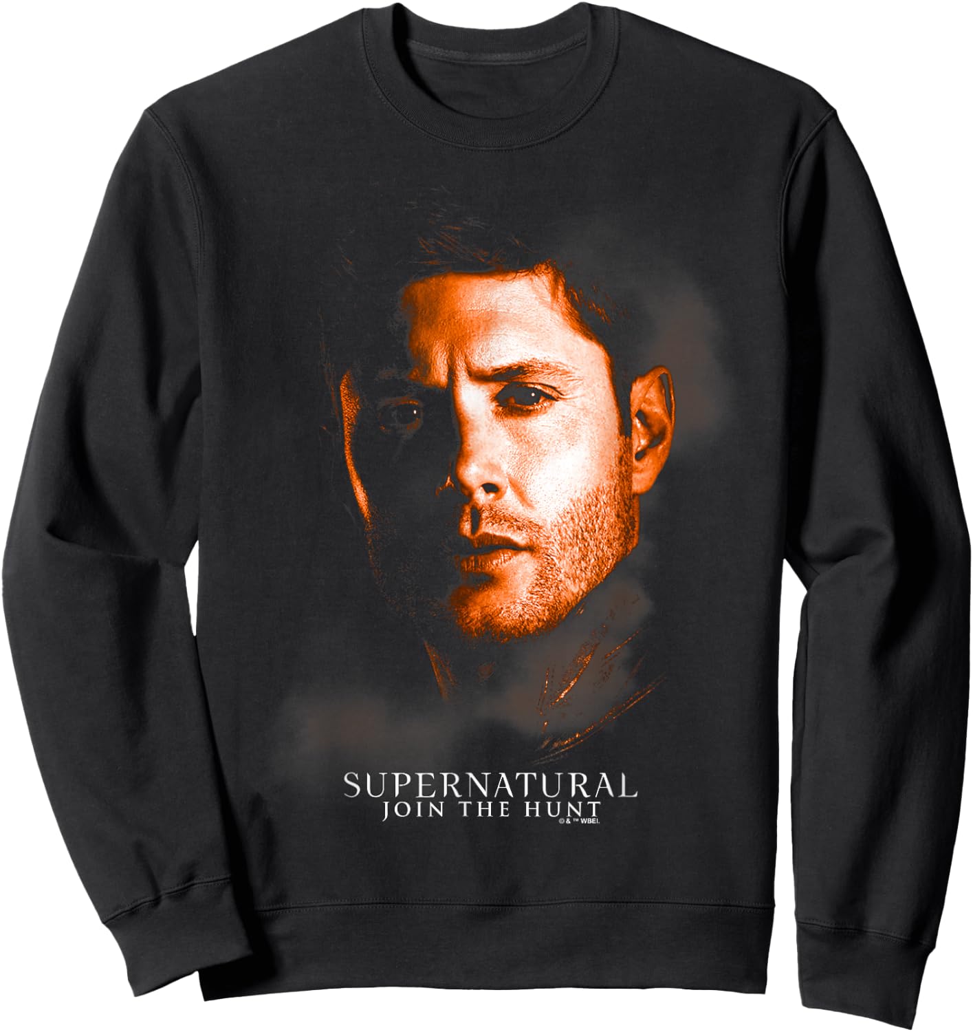 Supernatural Dean Winchester Portrait Sweatshirt - Sweatshirt | Black