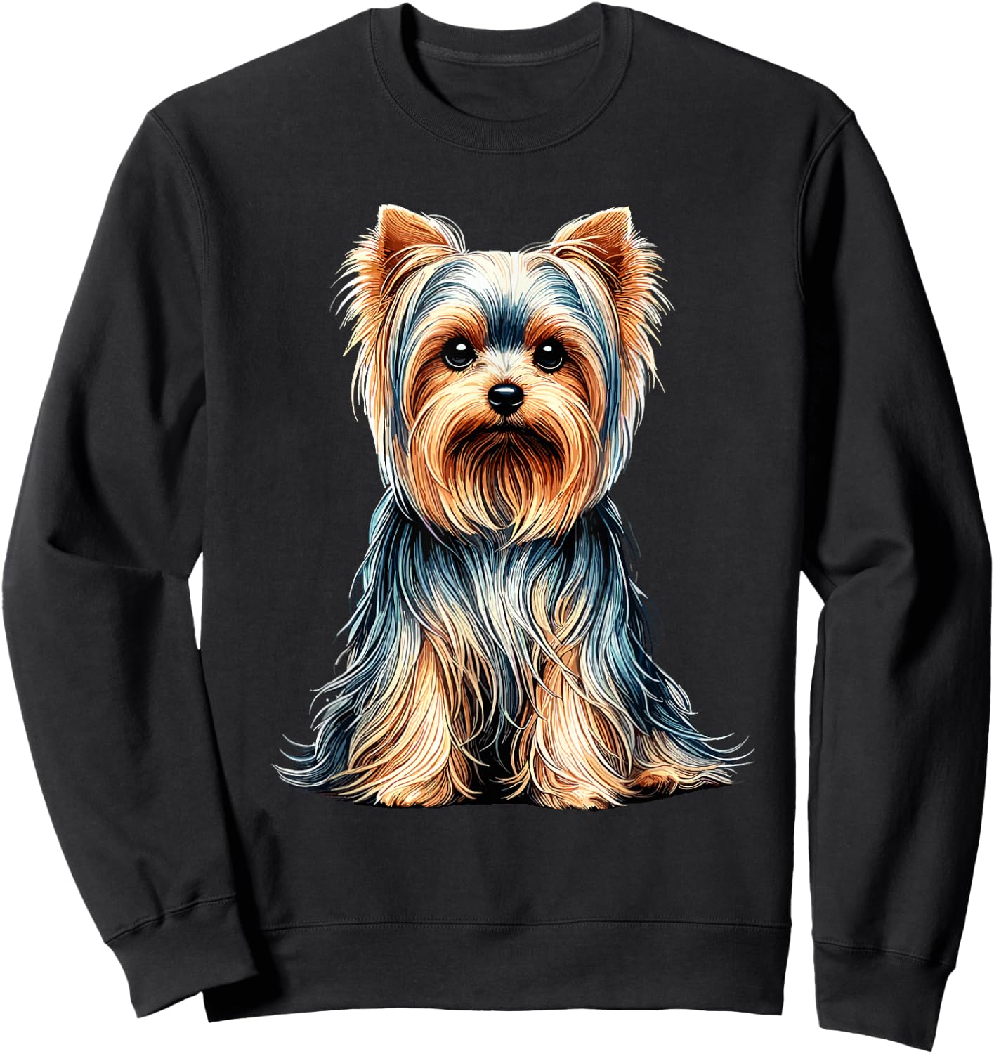Yorkshire Terrier Terriers Yorkie Sweatshirt - Sweatshirt | Black
