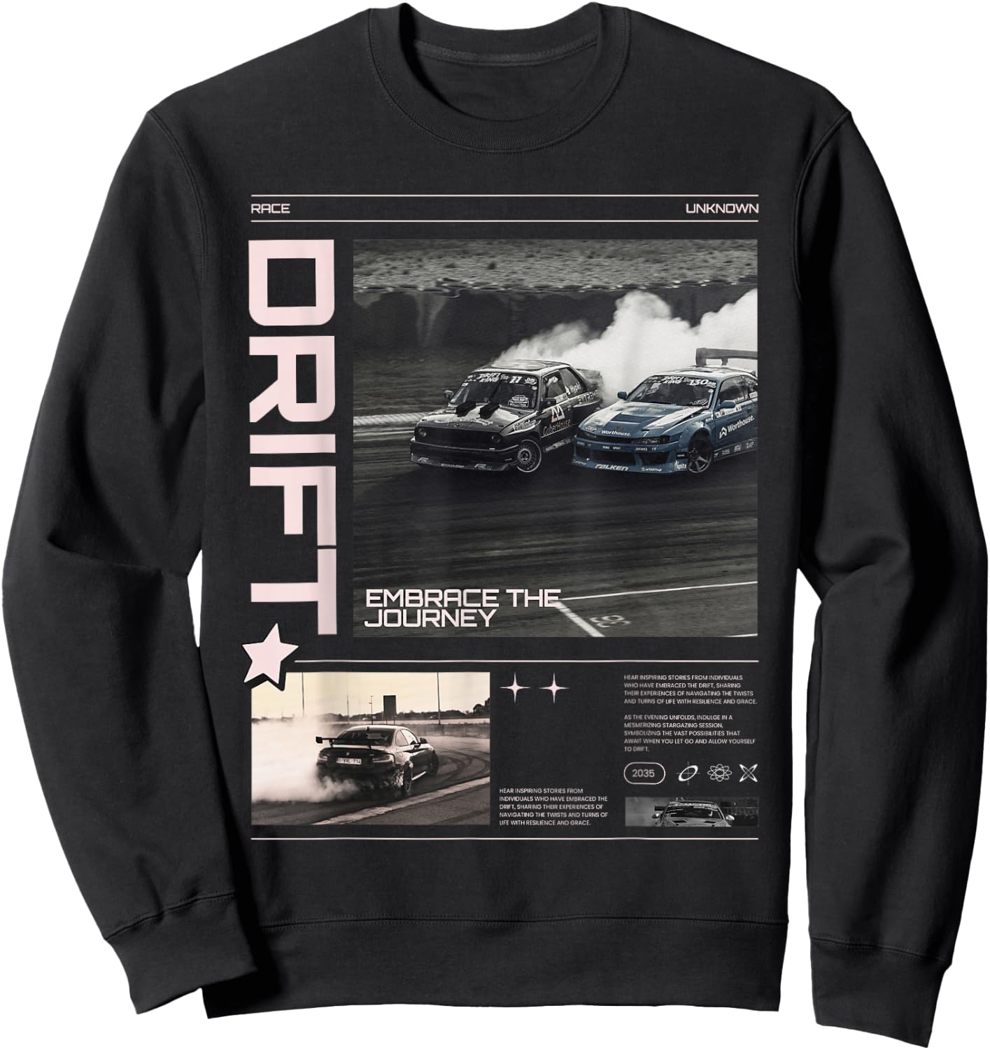 Cool Retro Vintage Japanese JDM Tokyo Japan Drift Race Car , black Sweatshirt - Sweatshirt | Black