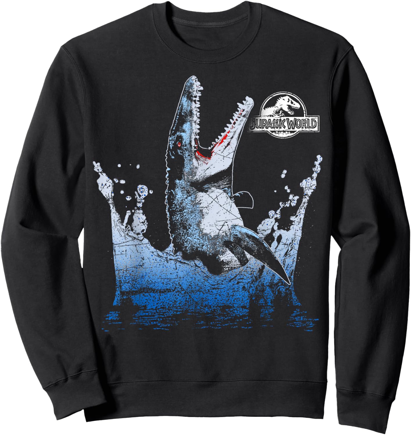 Jurassic World Aquatic Dinosaur Splash Sweatshirt - Sweatshirt | Black