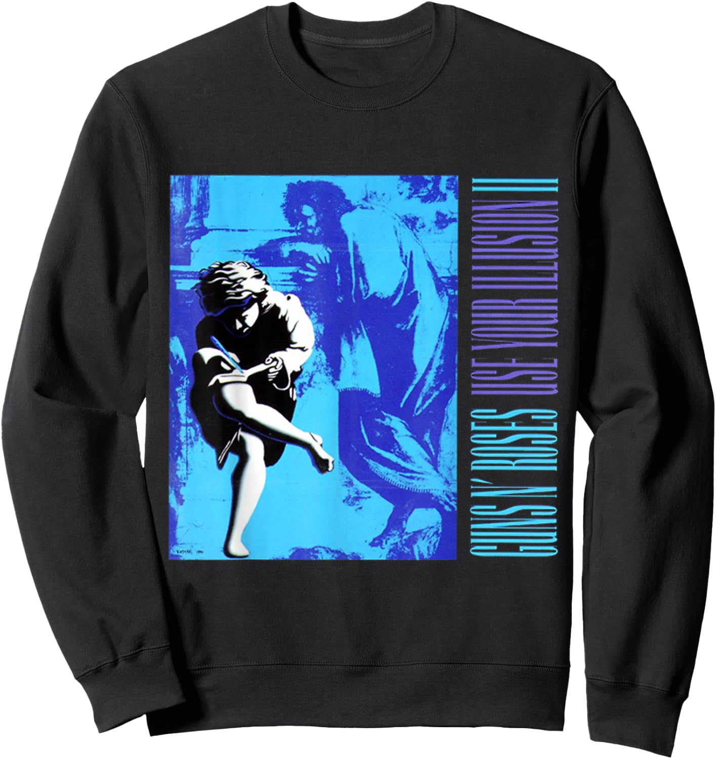 Official Guns N' Roses Use Your Illusion II , black Sweatshirt - Sweatshirt | Black