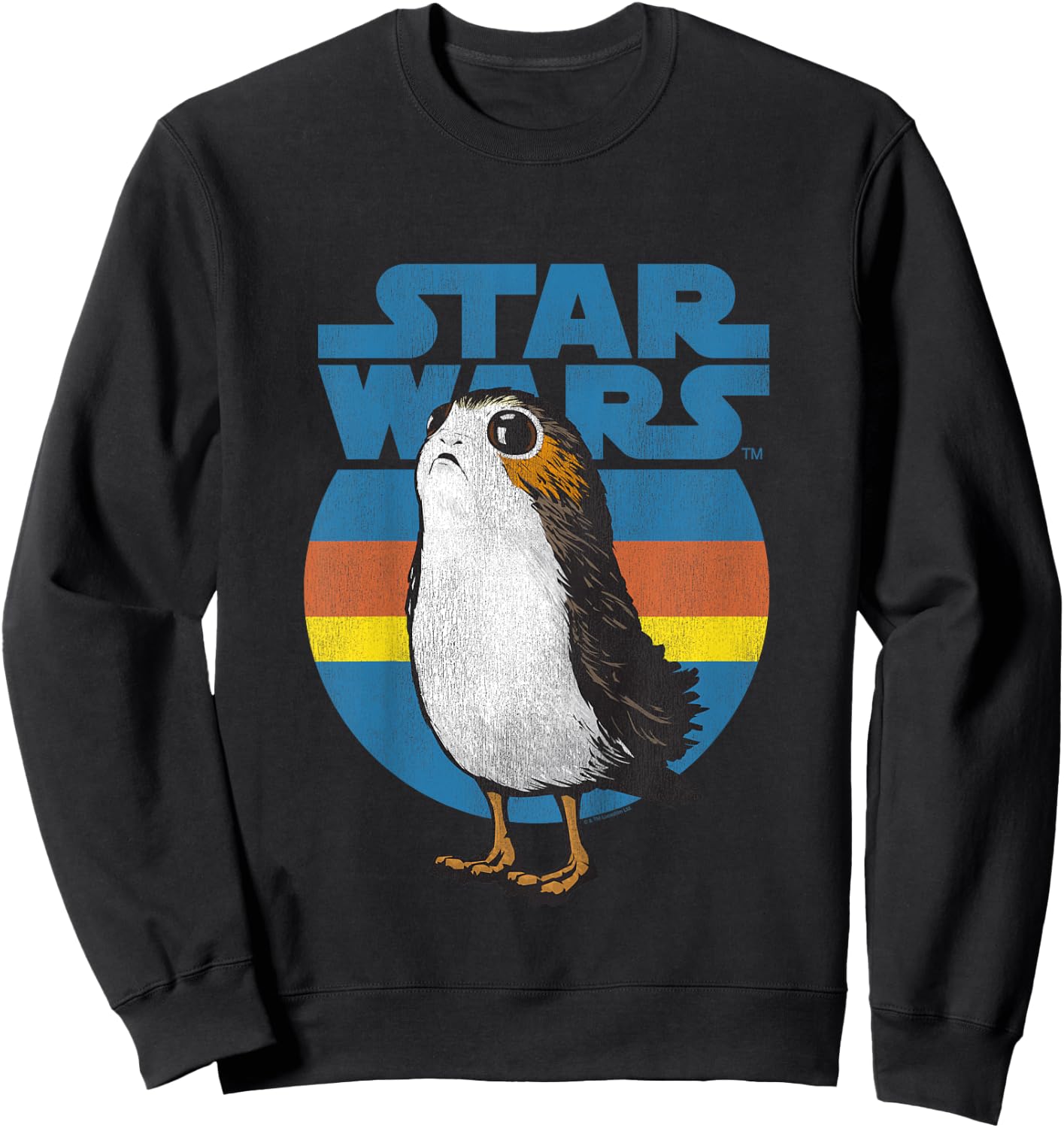 Star Wars Last Jedi Porg Sweatshirt - Sweatshirt | Black